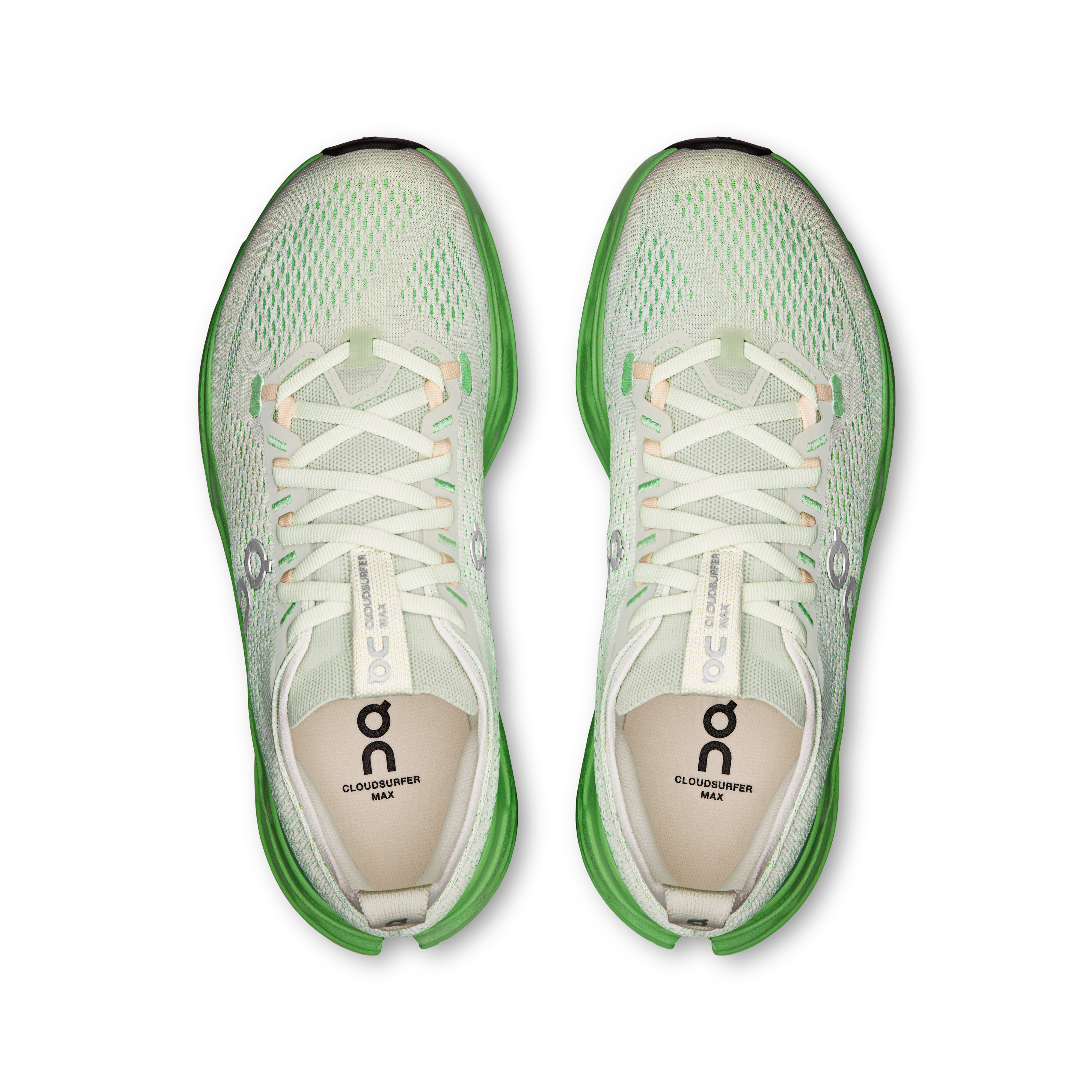 On Cloudsurfer Max Mineral & Honeydew Women Road running Shoes