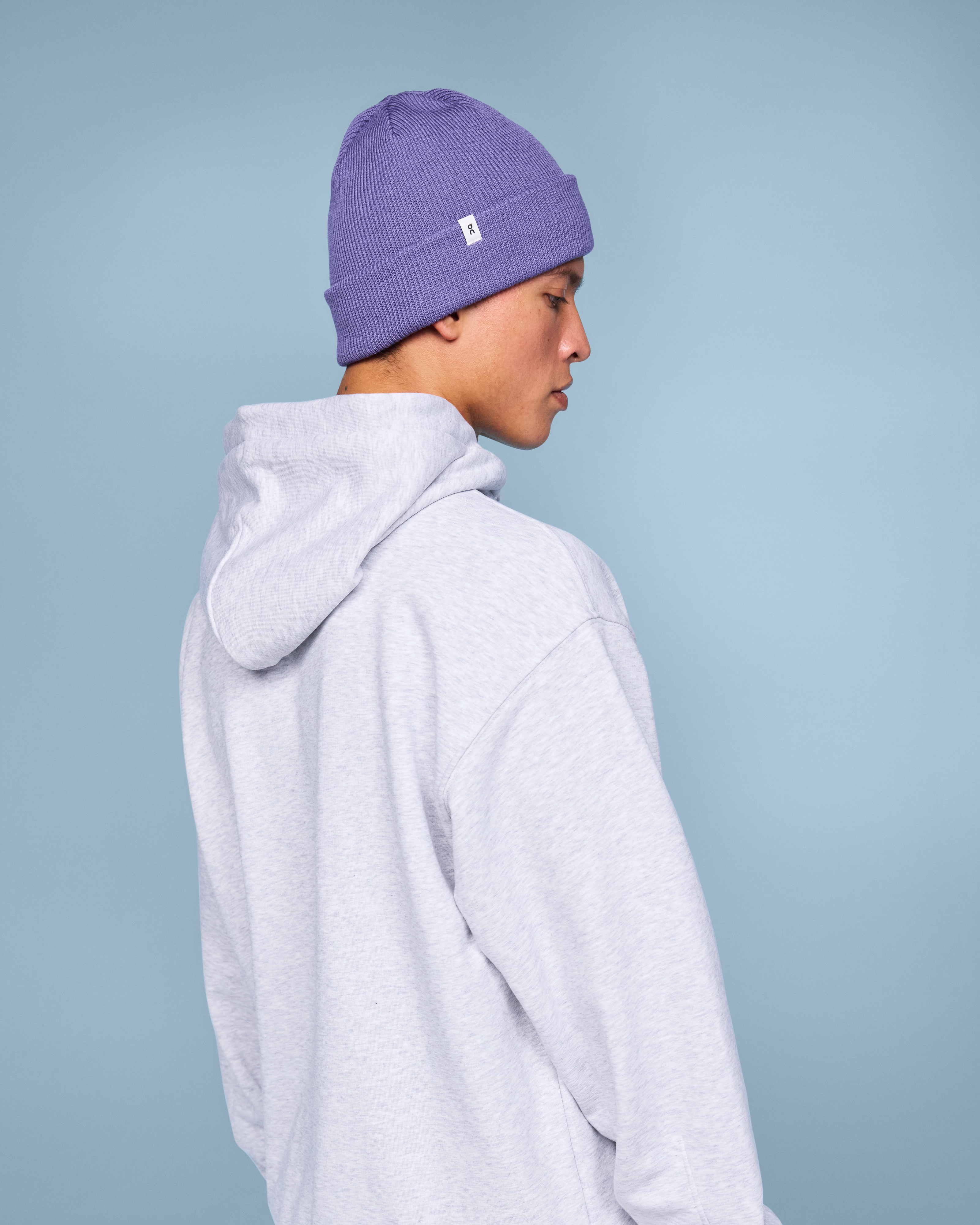 On Merino Beanie Blueberry Unisex Headwear