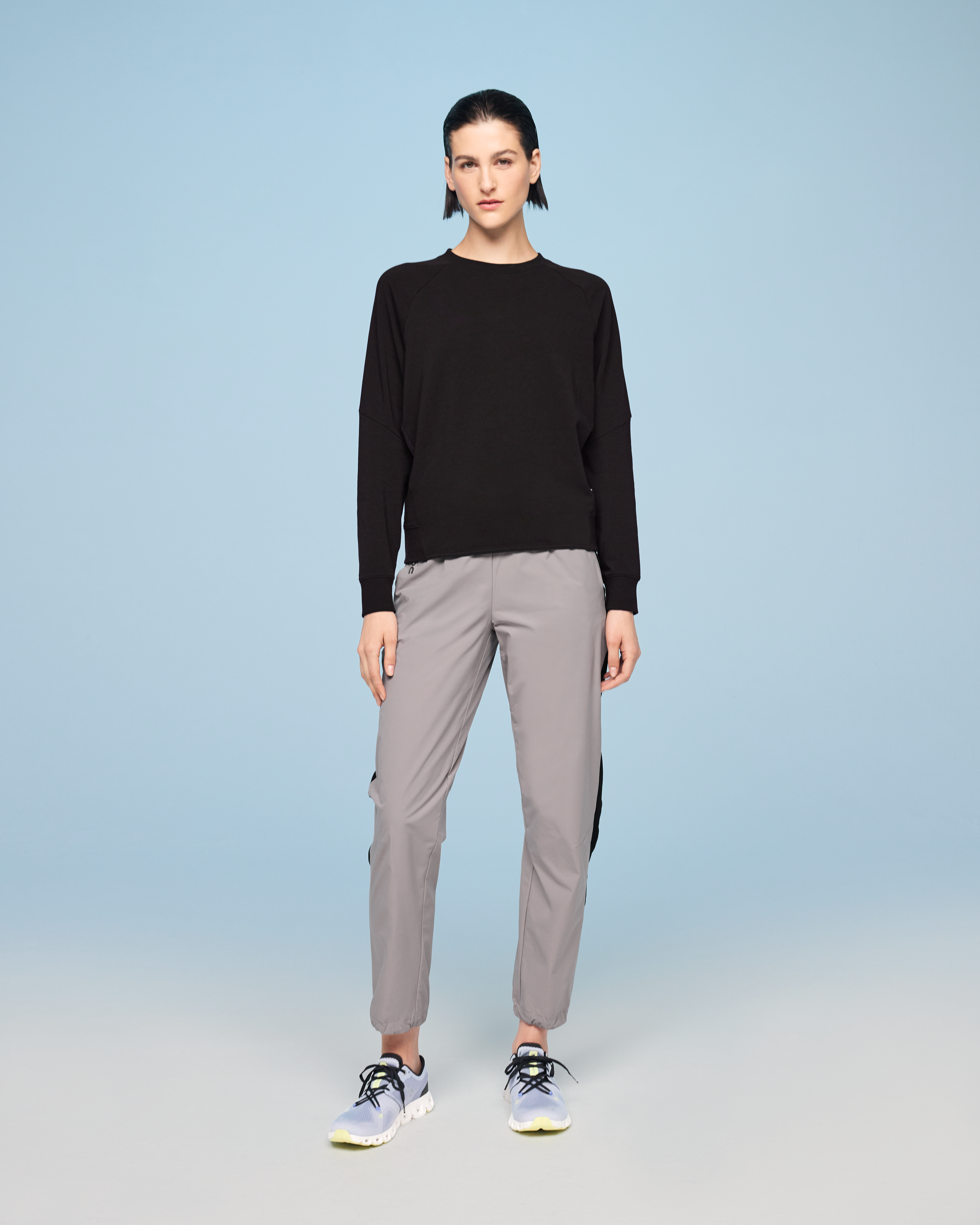 Movement Crewneck Sweaterneck Sweater in Black