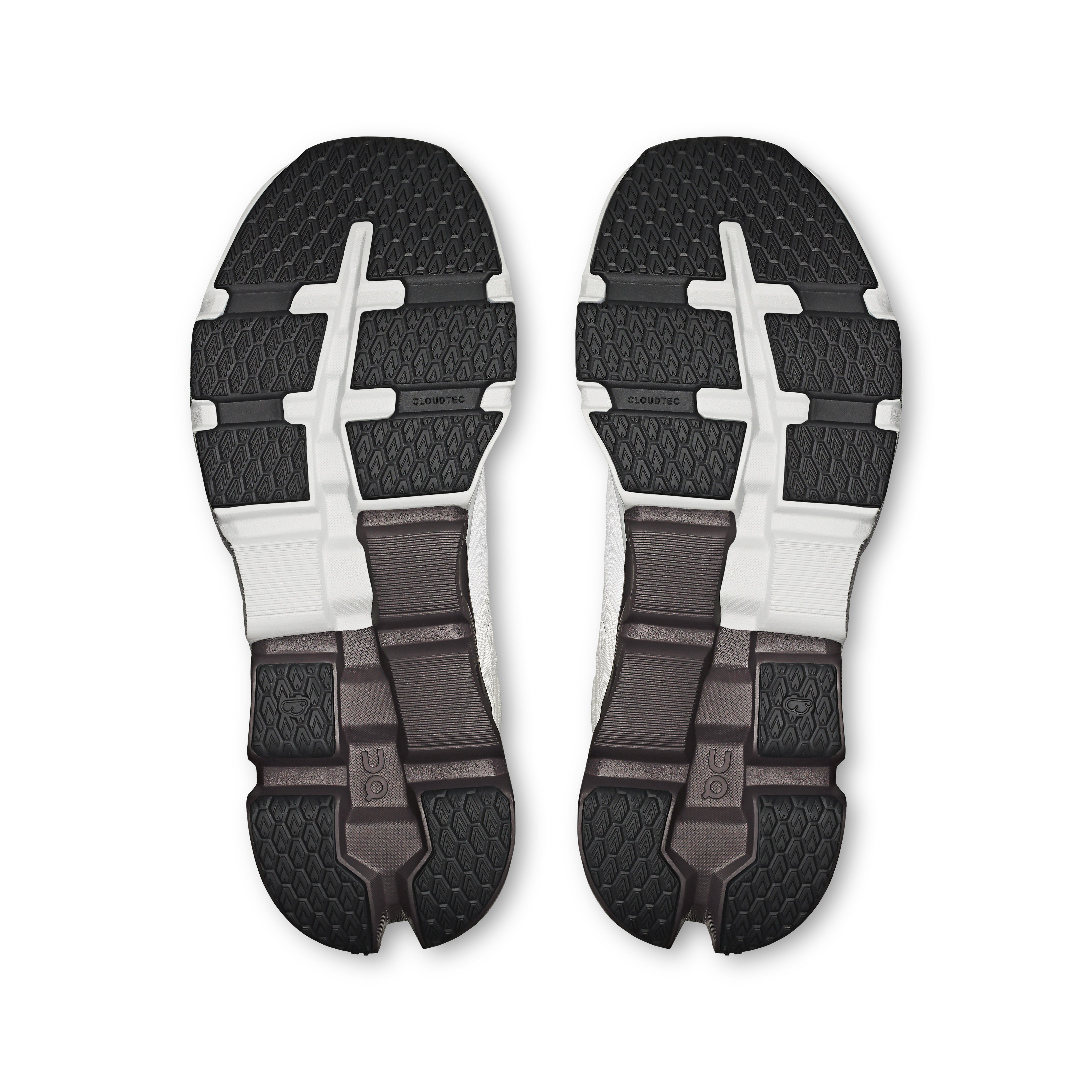 On Cloudflyer 5 White & Pebble Men Road running Shoes