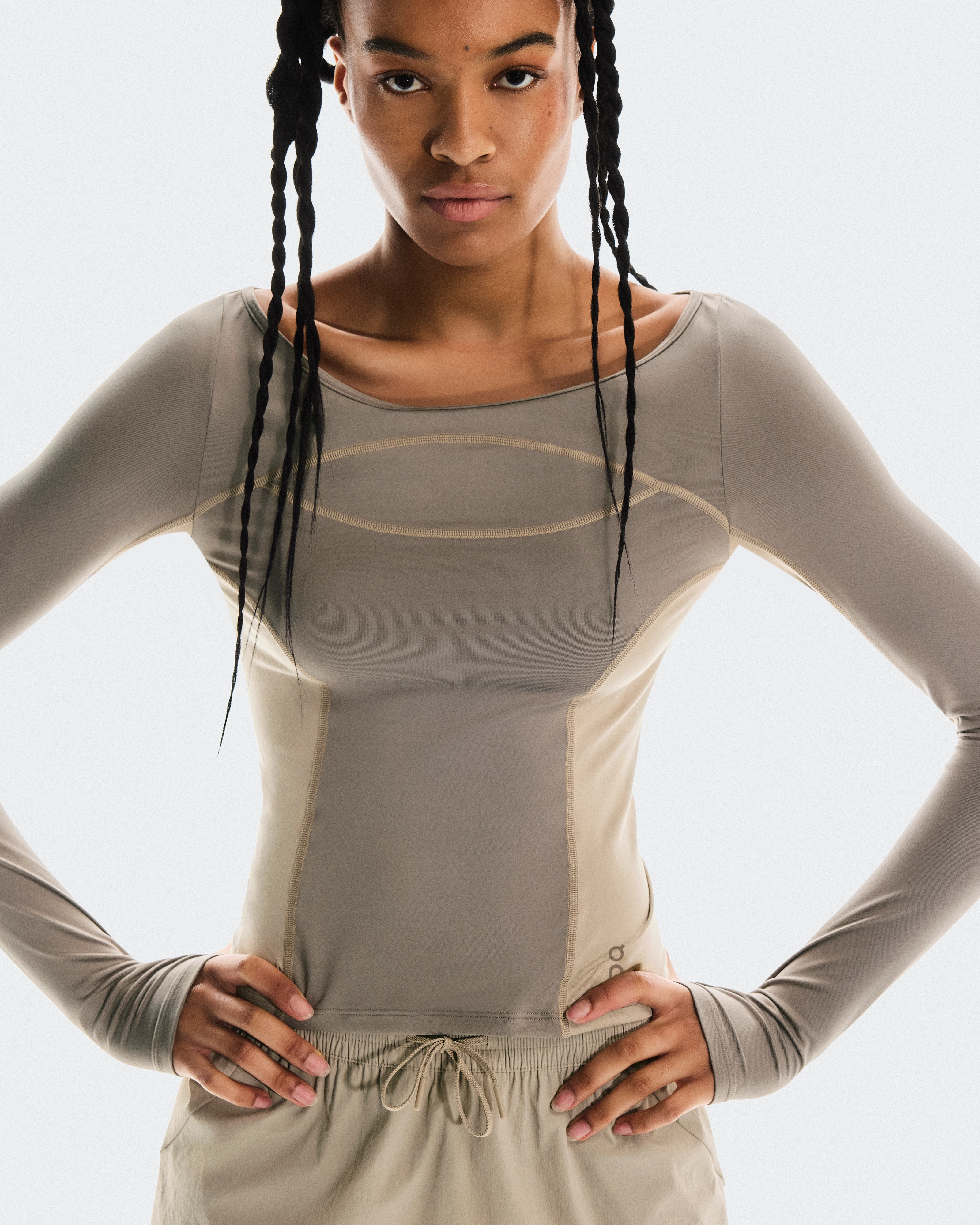 On STUDIO LONG SLEEVE FKA Cinder & Desert Damen Oberteile