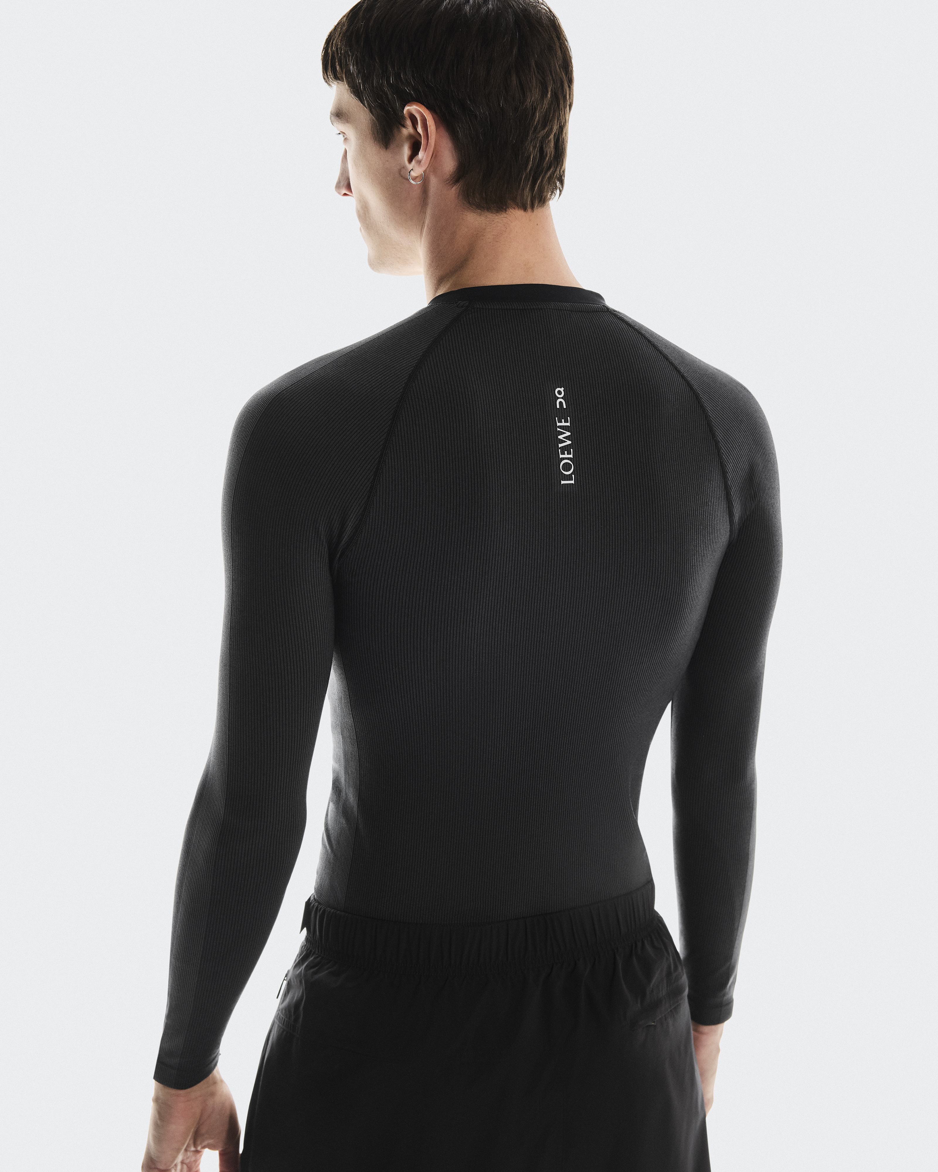 Men's Long Sleeve Top LOEWE | Black | On Andorra