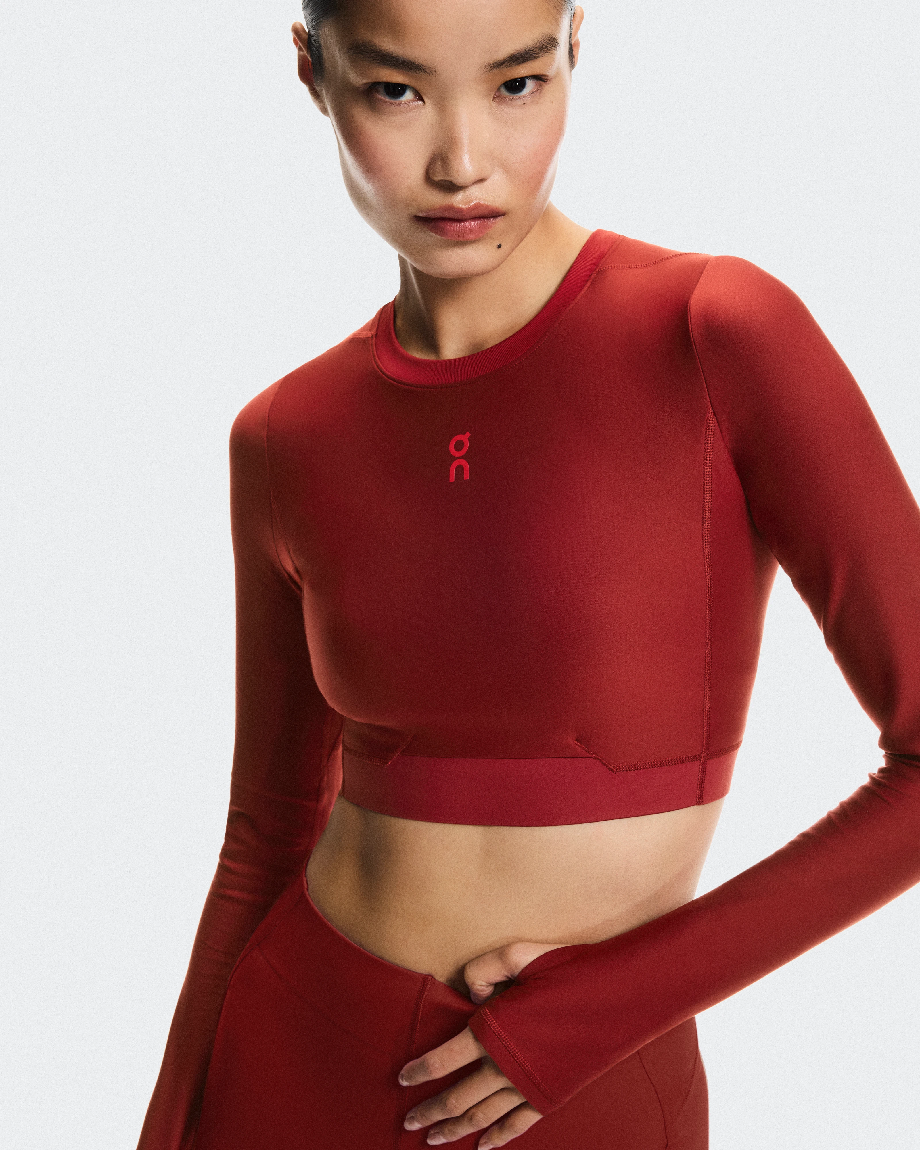 On Train Long Sleeve Crop Year of the Horse Sienna Women Tops and t-shirts