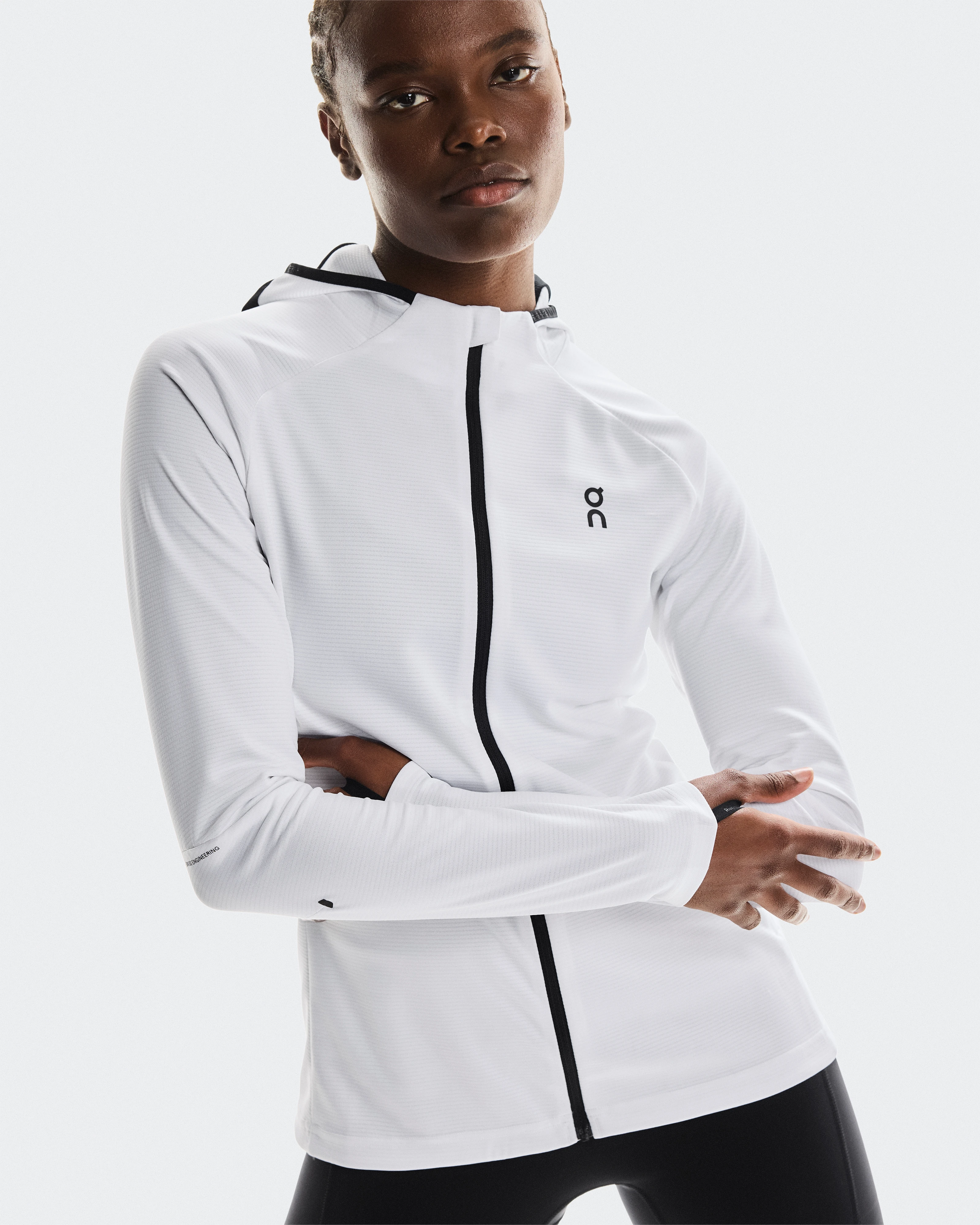 On Climate Zip Hoodie White Women Hoodies and sweatshirts
