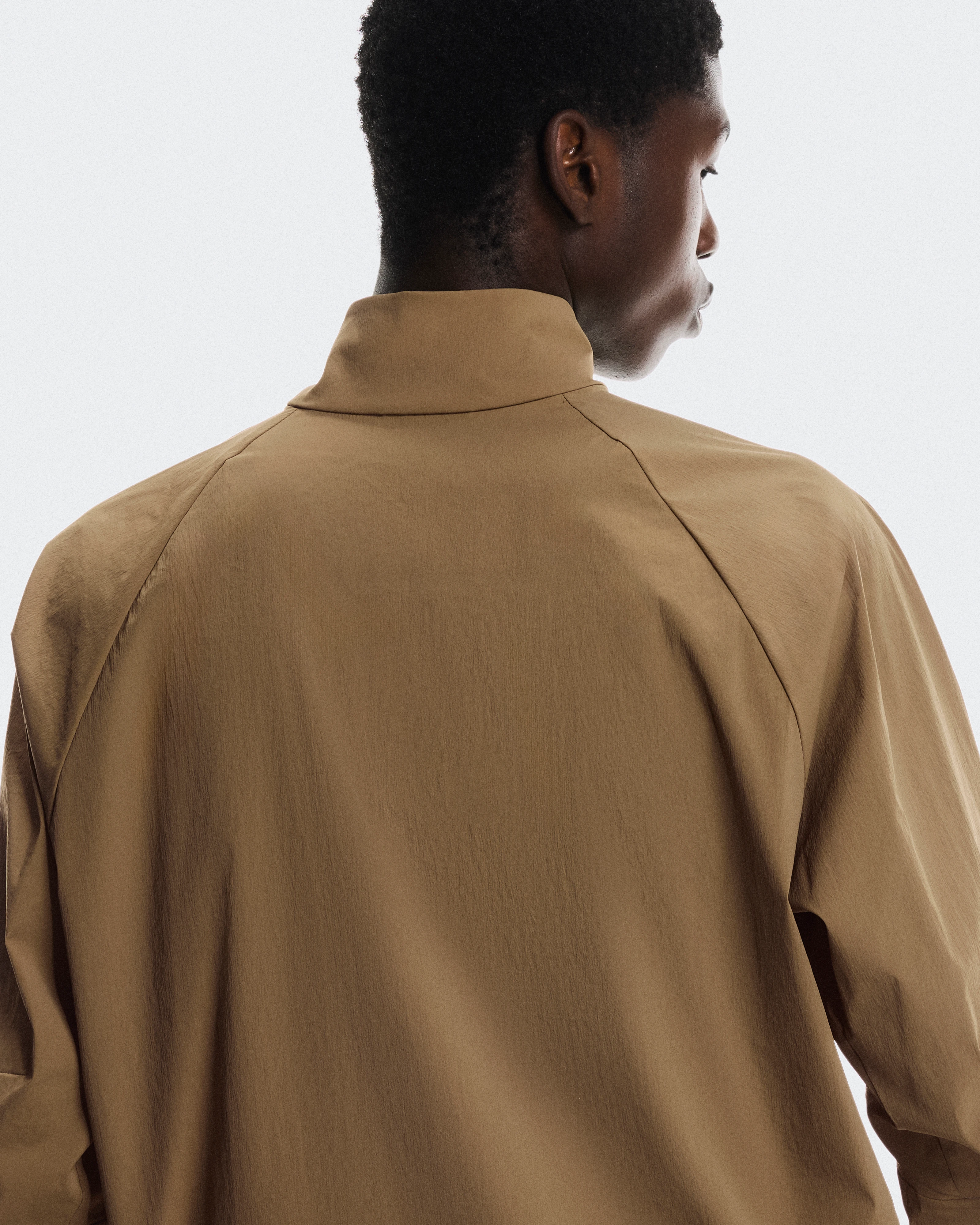 On All-Day 1/2 Zip Jacket Nutmeg Masculino Jaquetas