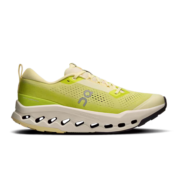 Cloudsurfer Trail 2 Running Shoe in Ivory/Lime