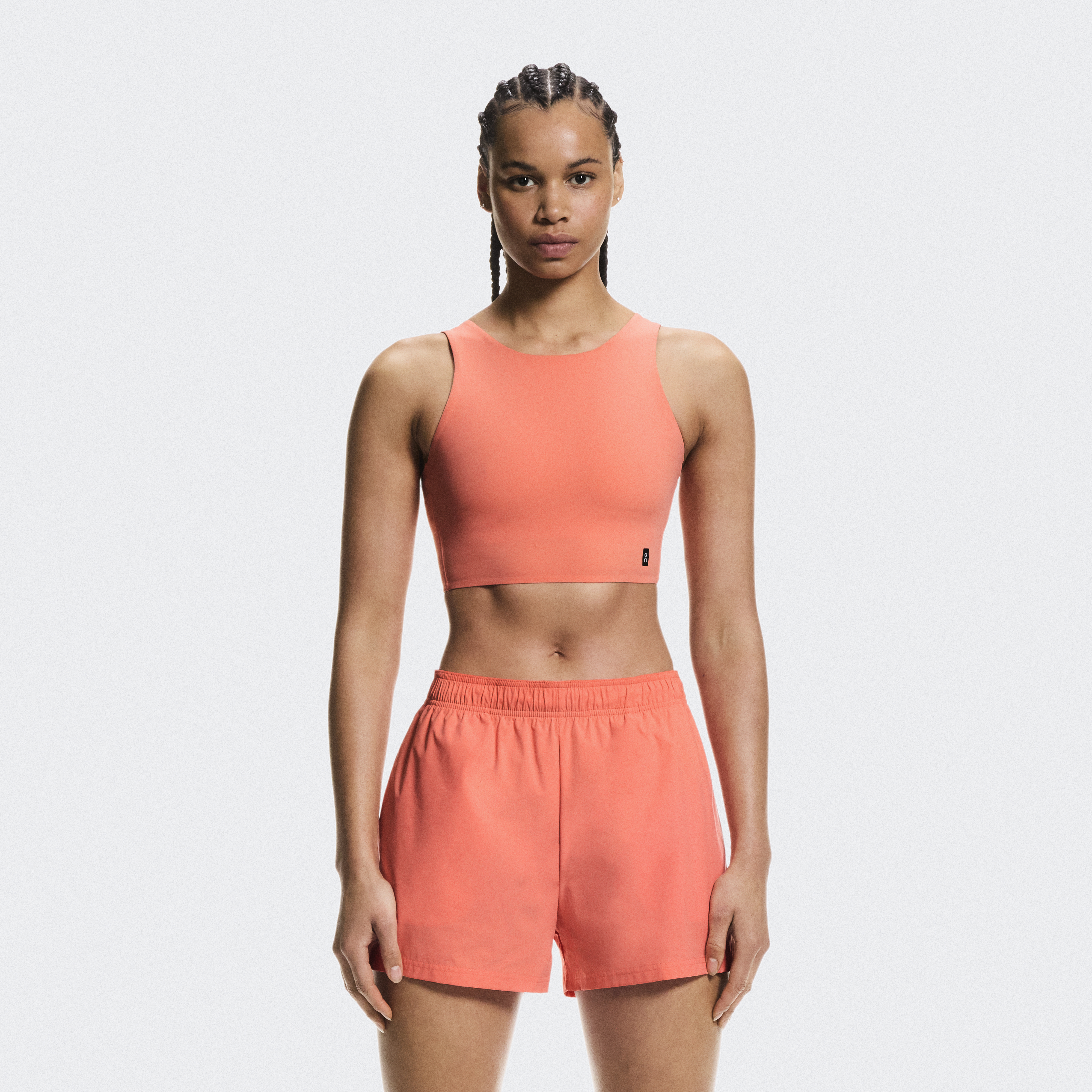 Core 2-in-1 Crop Shirt in Reef