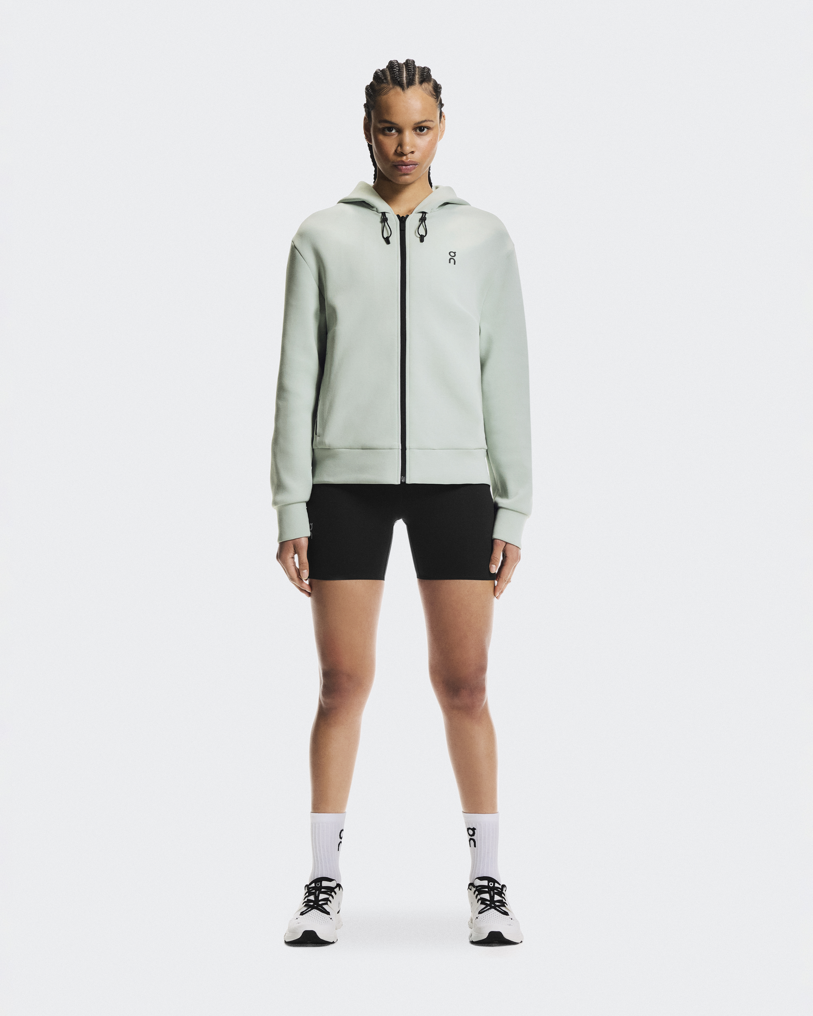 Women's Focus Tech Zip Hoodie | Green | On United Kingdom