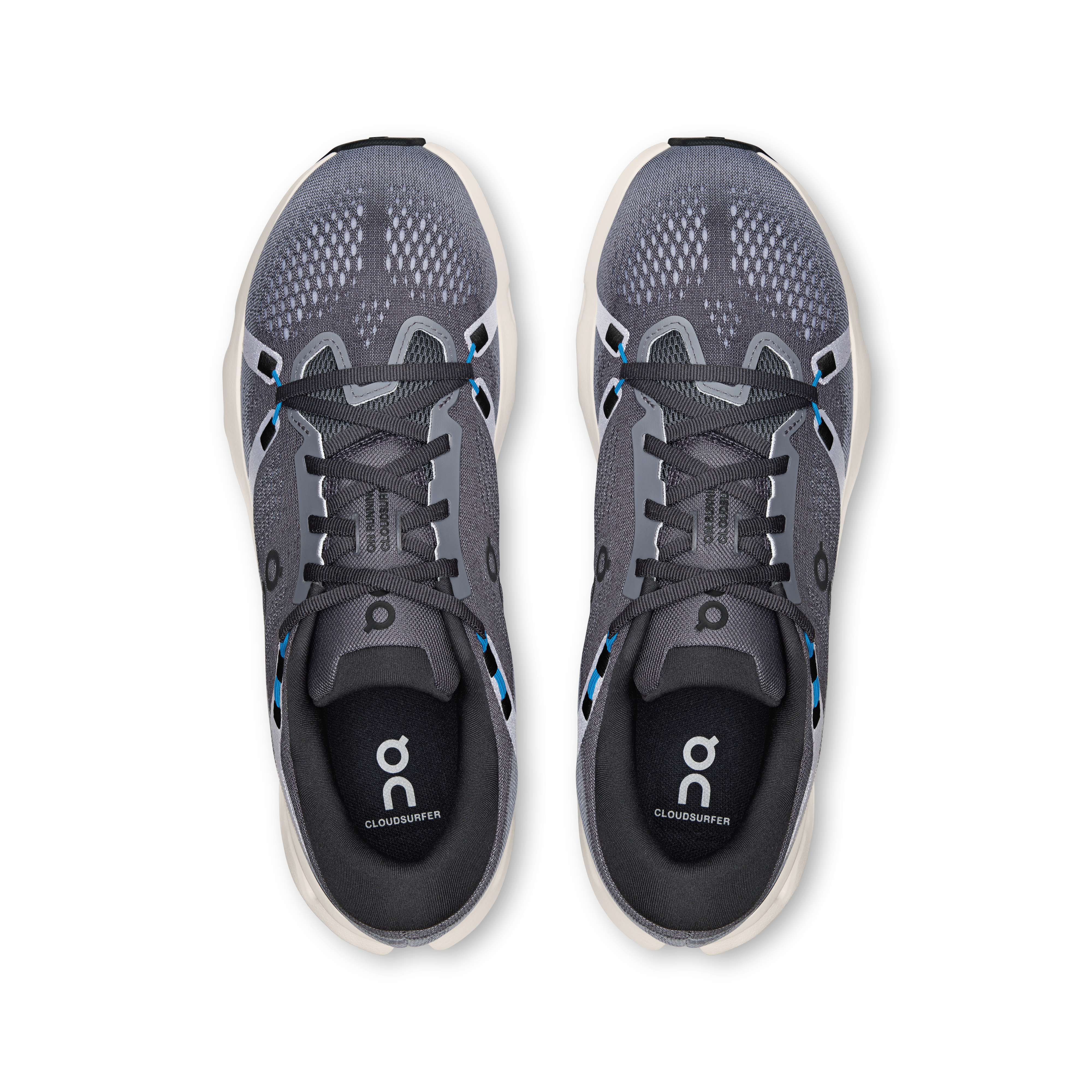 On Cloudsurfer 2 Wide Black & Malibu Men Road running Shoes