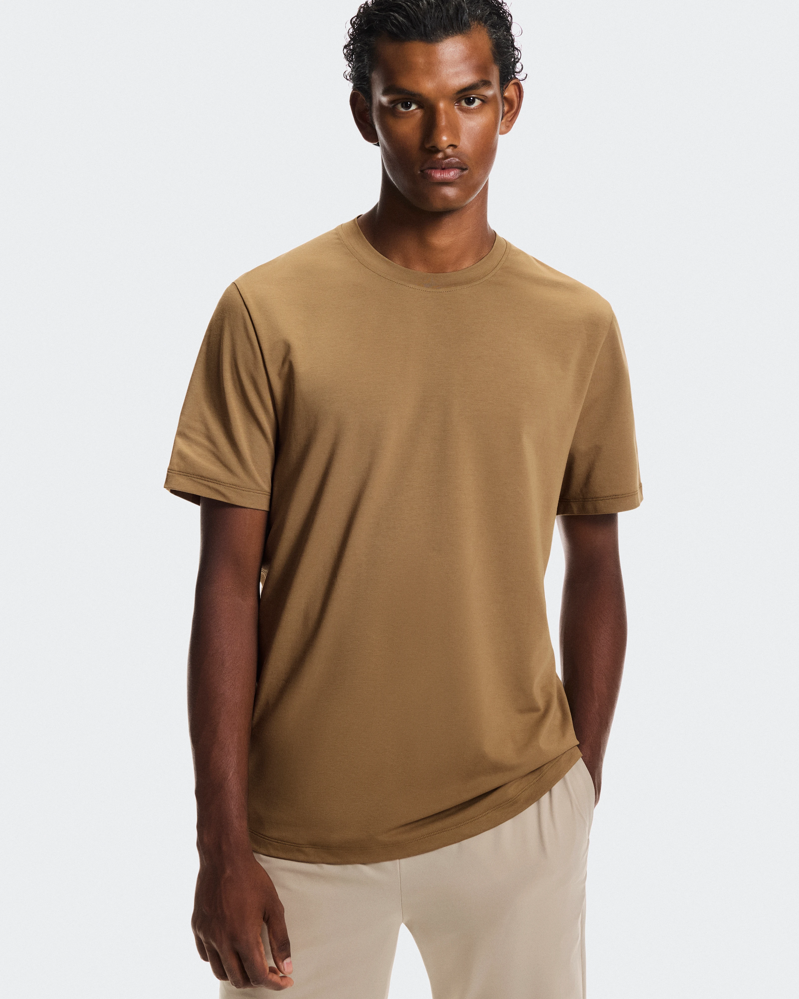 On Focus-T Nutmeg Men Tops and t-shirts