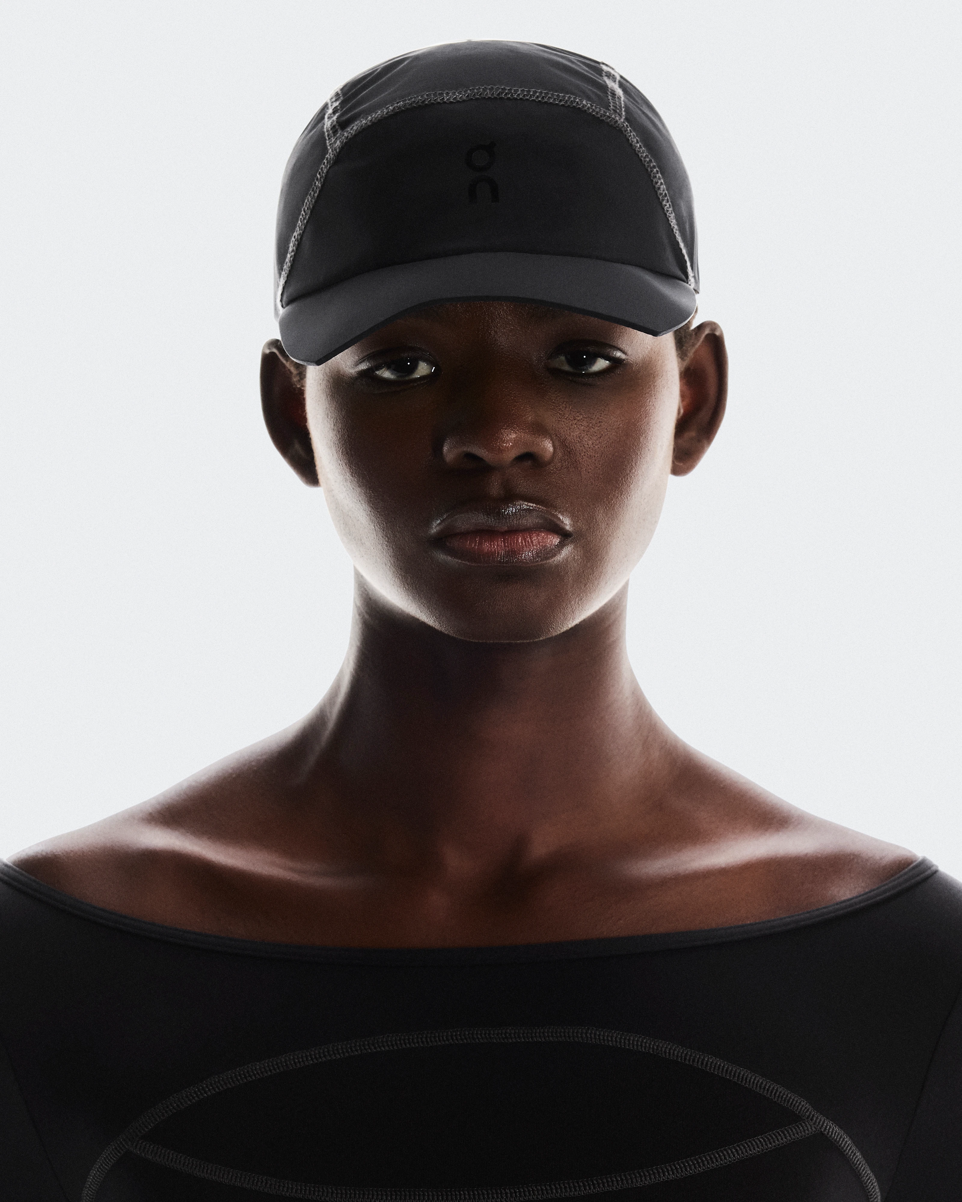 On Cropped Cap FKA Black Unisex Kopfbedeckungen