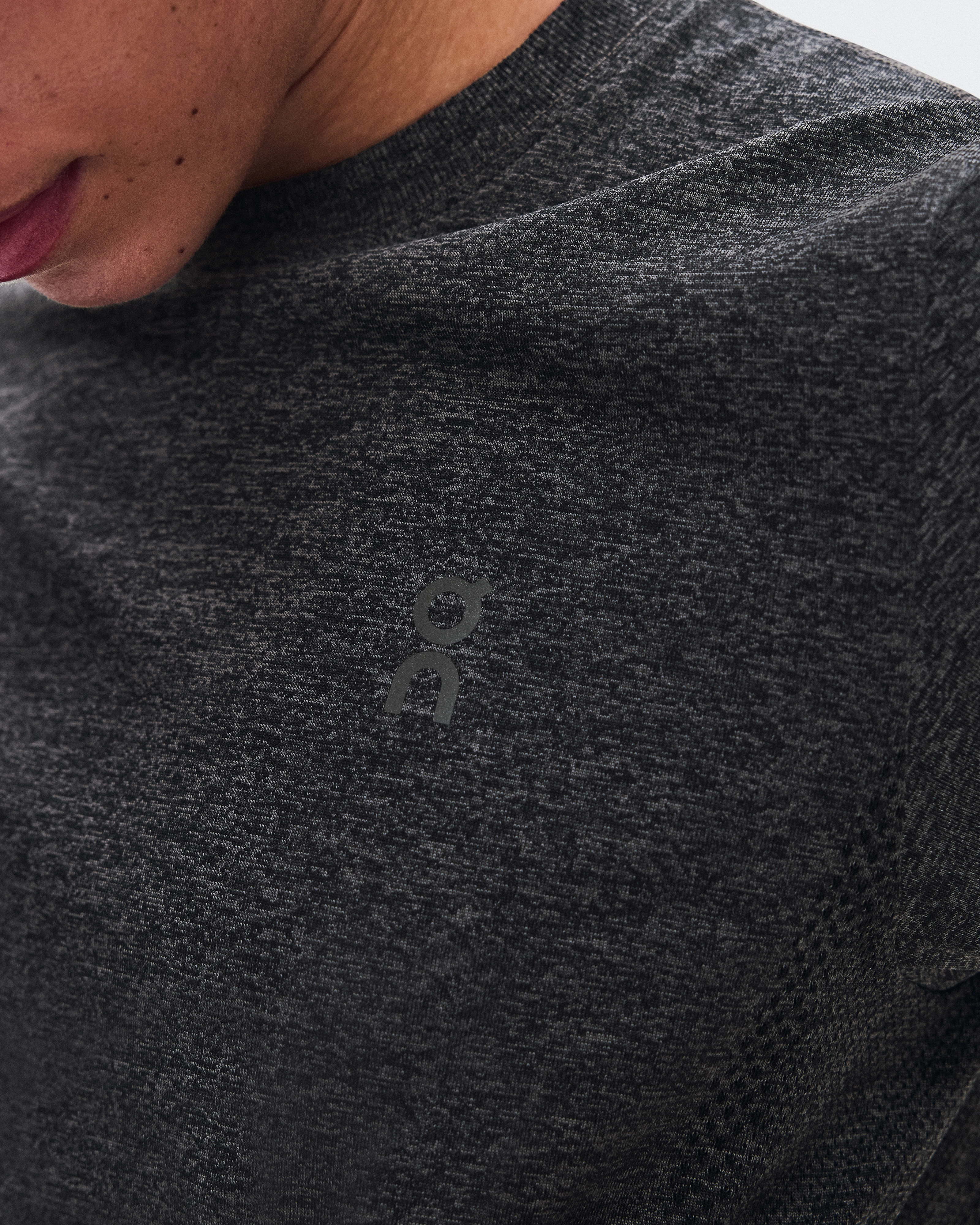 On Train Flex-T Crop Ember Heather Women Tops and t-shirts