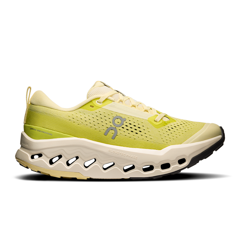 On Cloudsurfer Trail 2 Calzado de Running para Mujer en Ivory/Lime, Talla: 40, Polyester Tpu ️