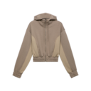 Club Cropped Hoodie FKA in Cinder/Desert