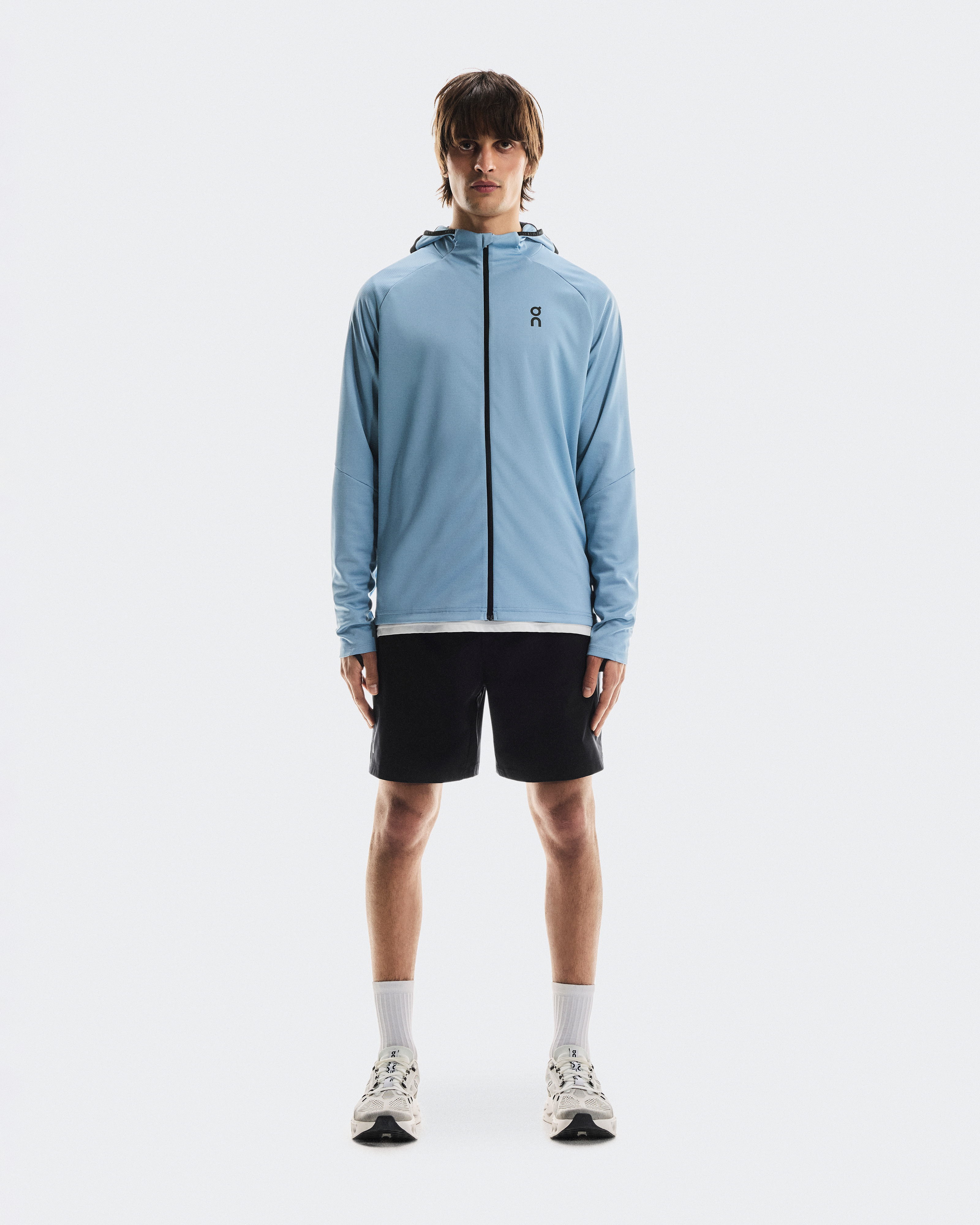 Climate Zip HoodieMen / Chambray / L