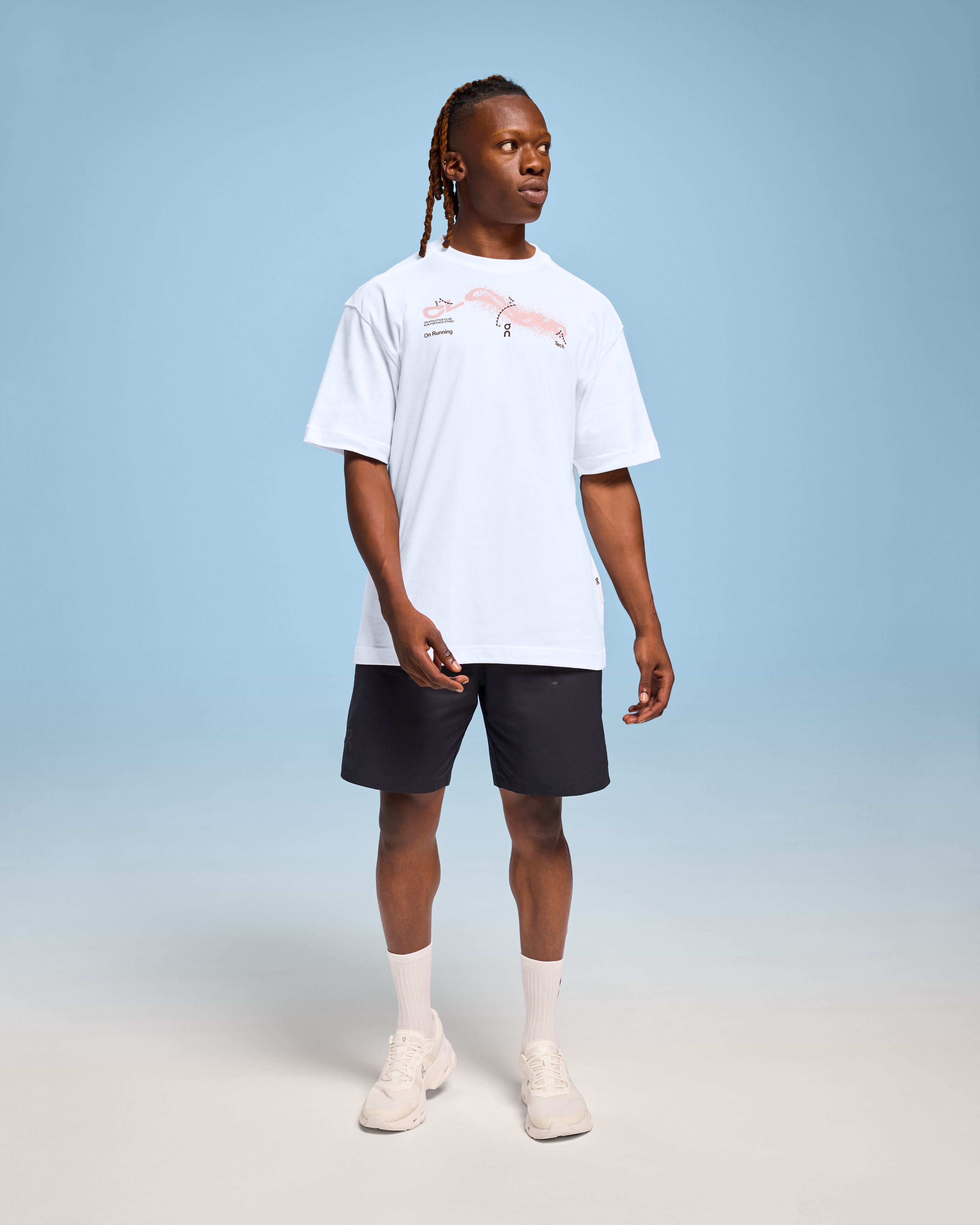 On Club-T Cloud White Men Tops and t-shirts