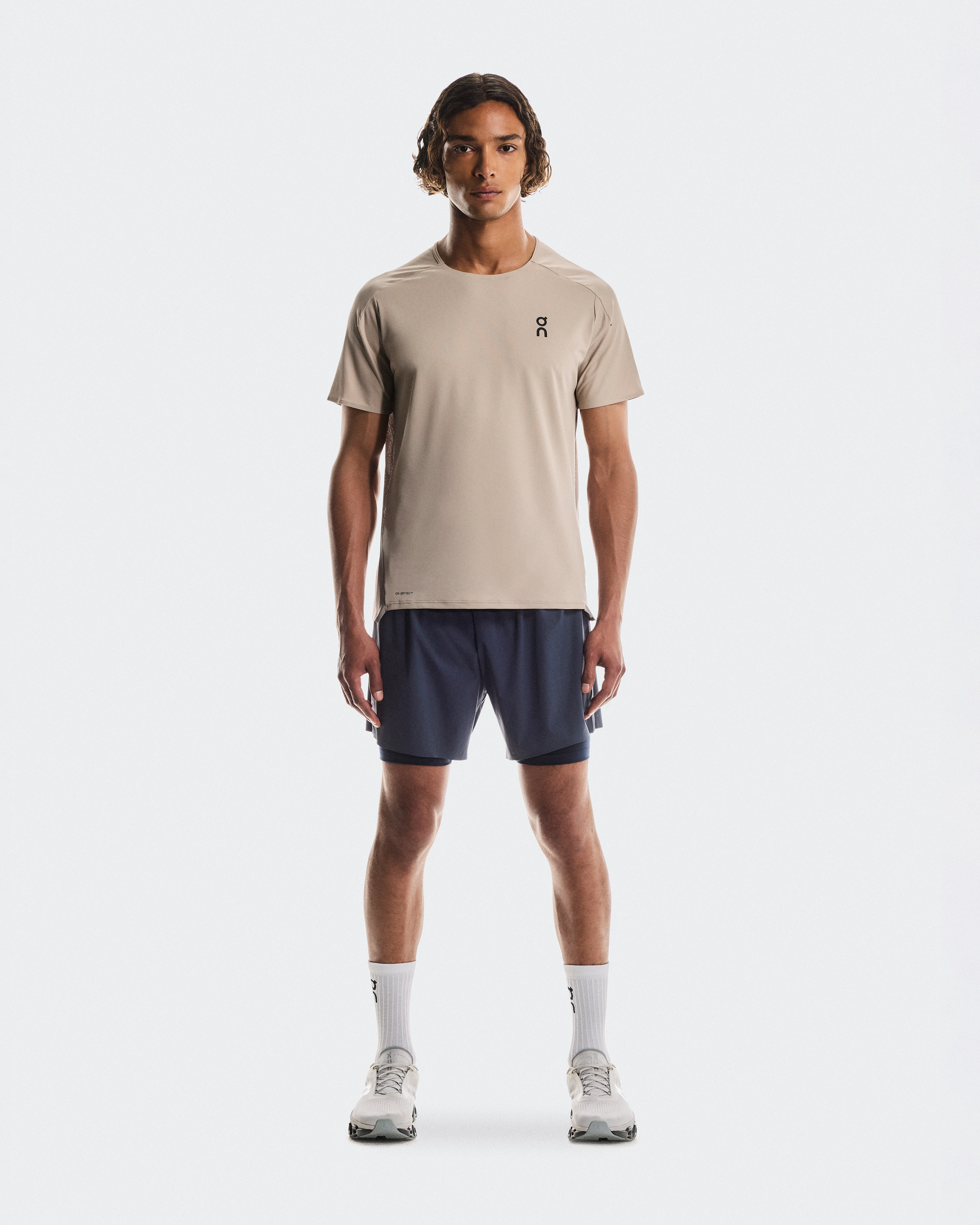 On Performance-T Desert & Cinder Men Tops and t-shirts