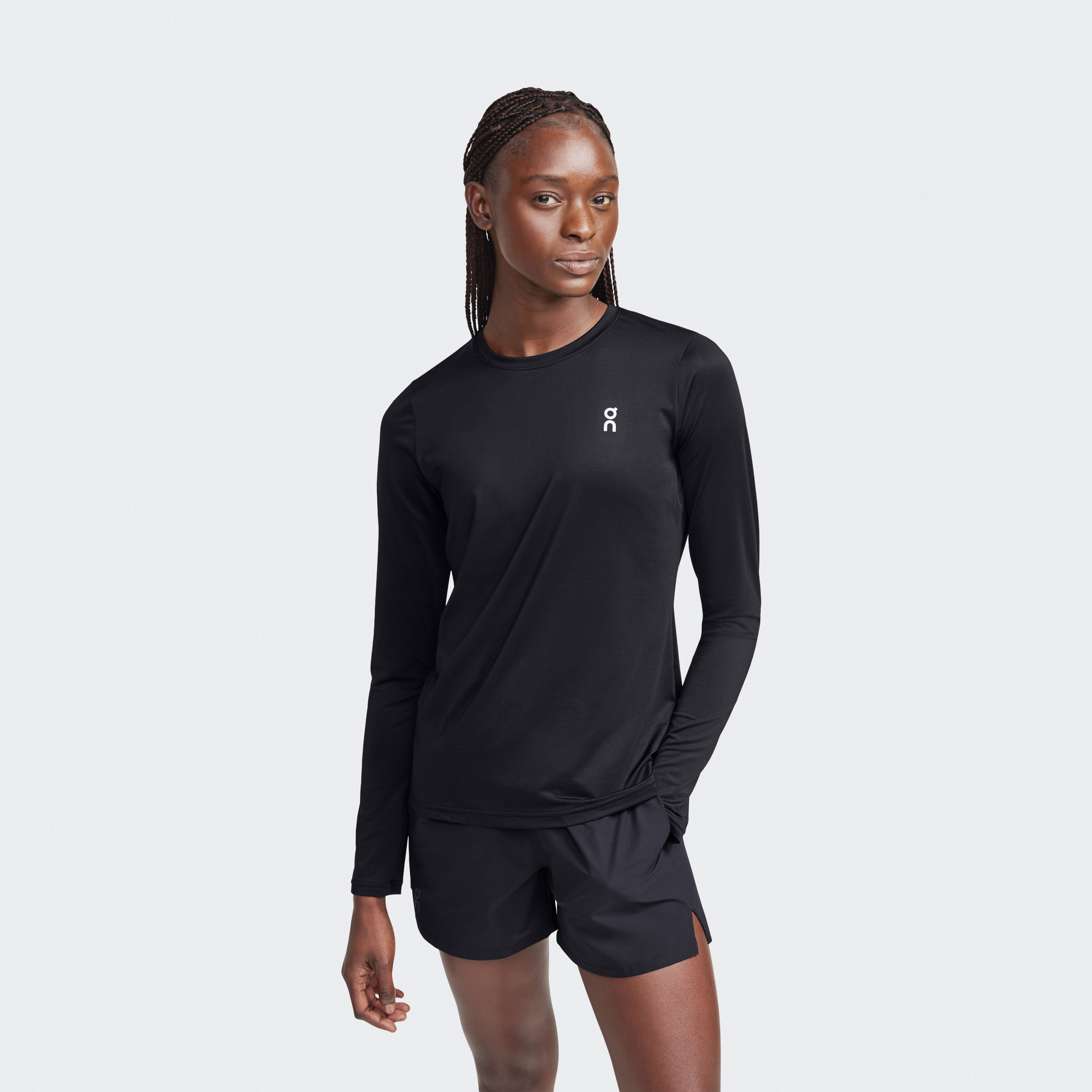 Core Long-T Long-Sleeve Shirt in Black