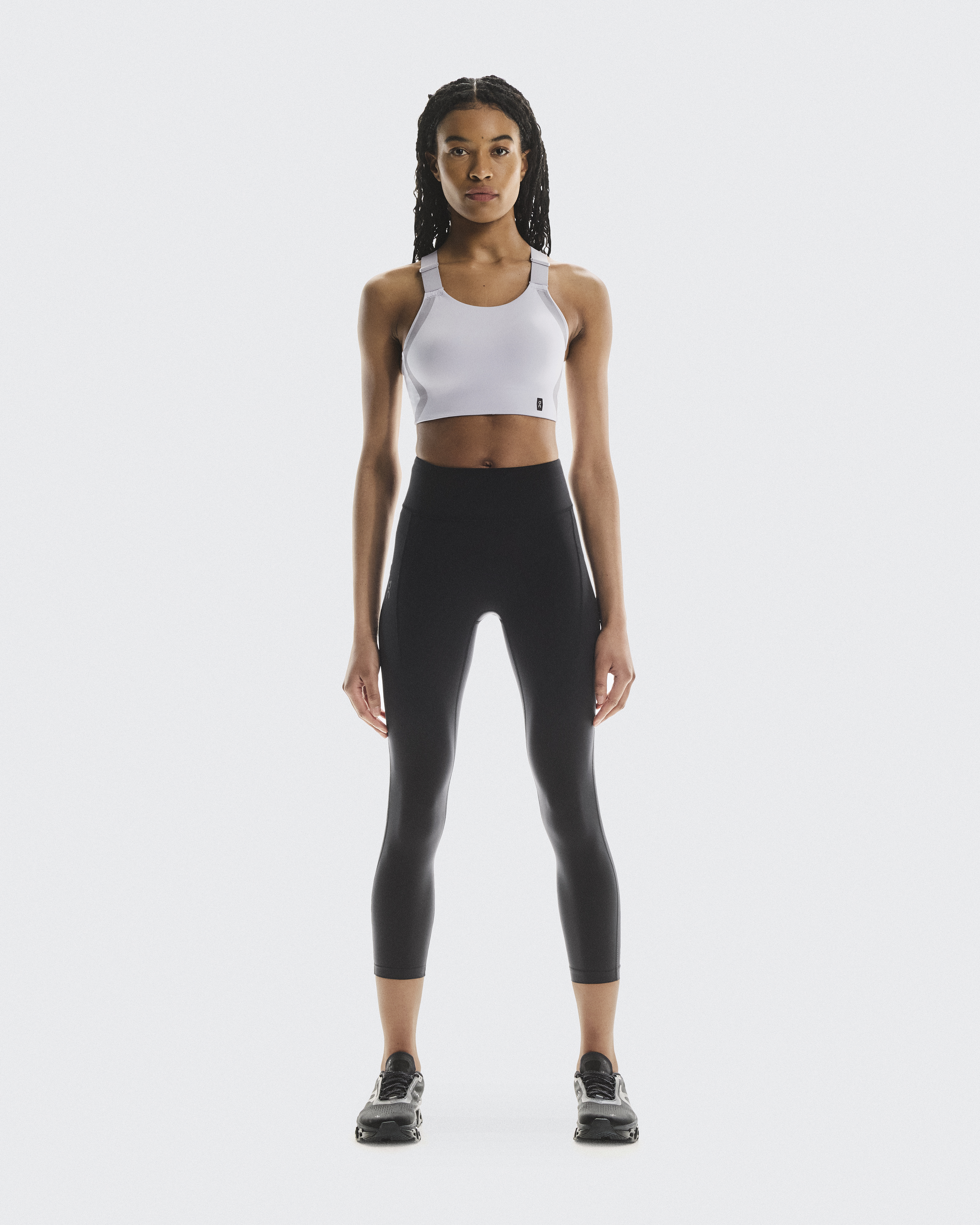 On Performance Flex Bra pour Femme en Nimbus/Lilac, Taille: Medium, Polyester