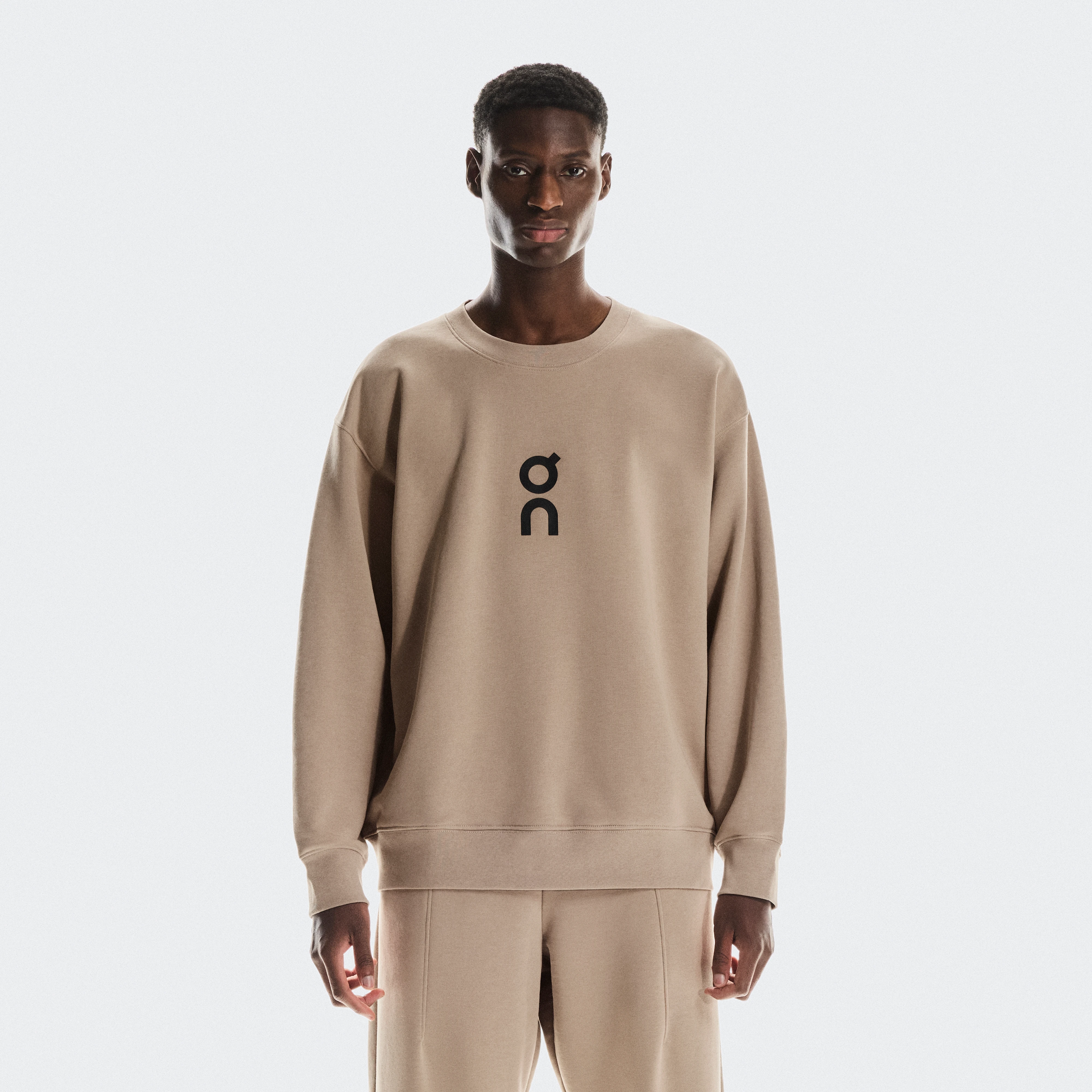 On Club Crew Beige Men Men – Travel, recovery, all-day wear Hoodies and sweatshirts