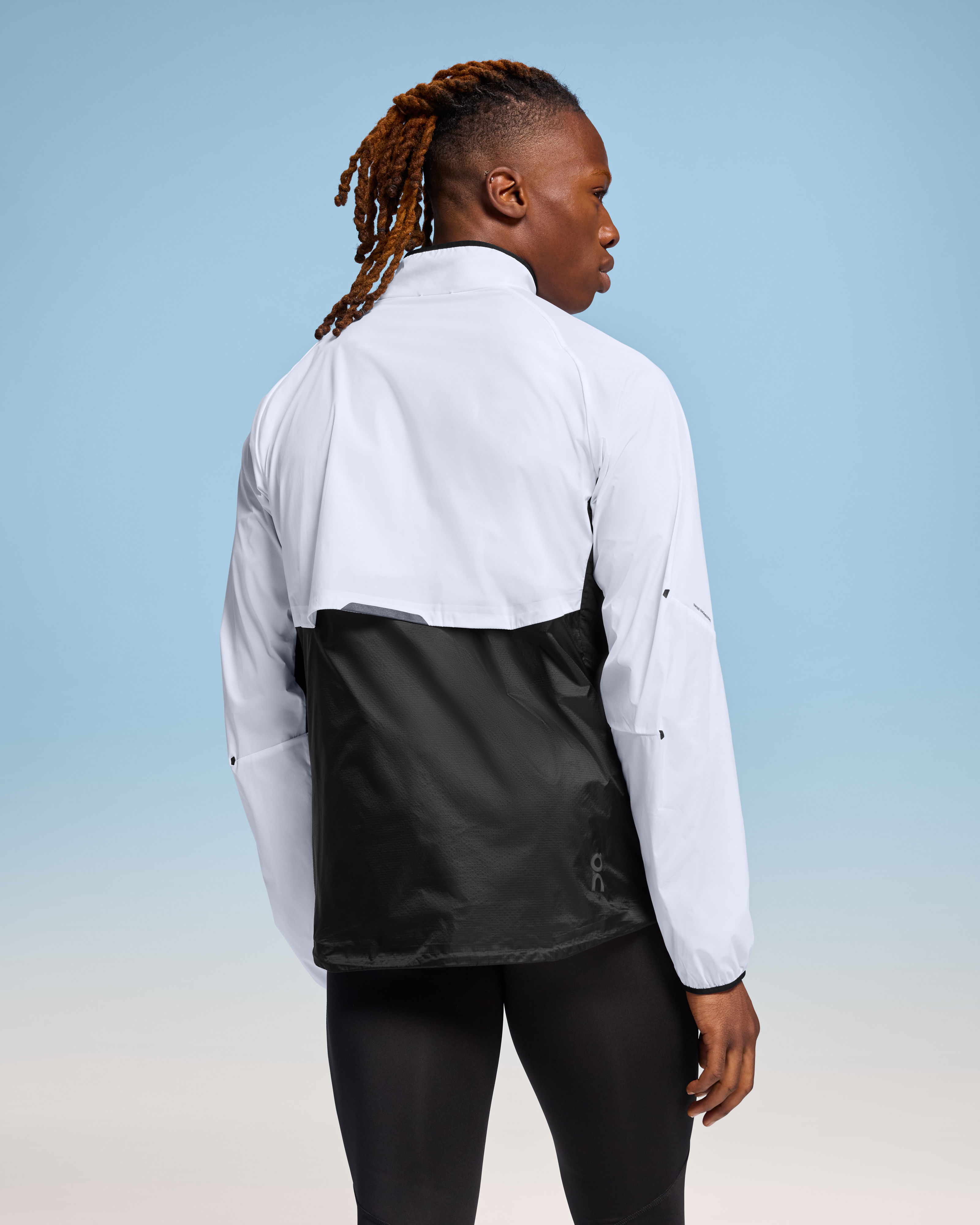 Men's Weather Jacket | White & Black | On United States