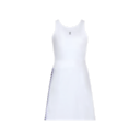Court Dress Split Edge in White/Black