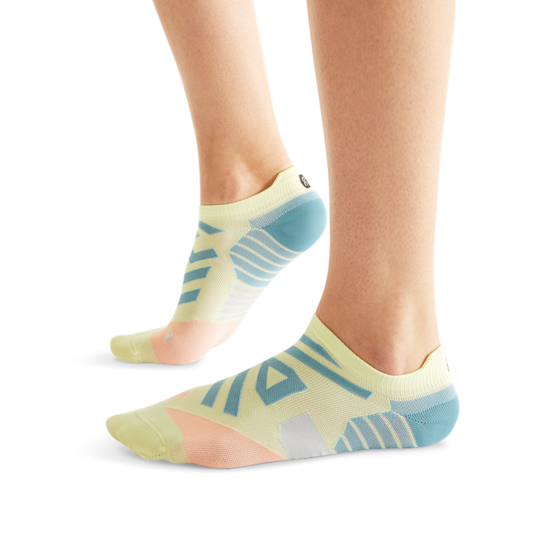 On Performance Low Sock para Mujer en Hay/Rose, Talla: 38-39