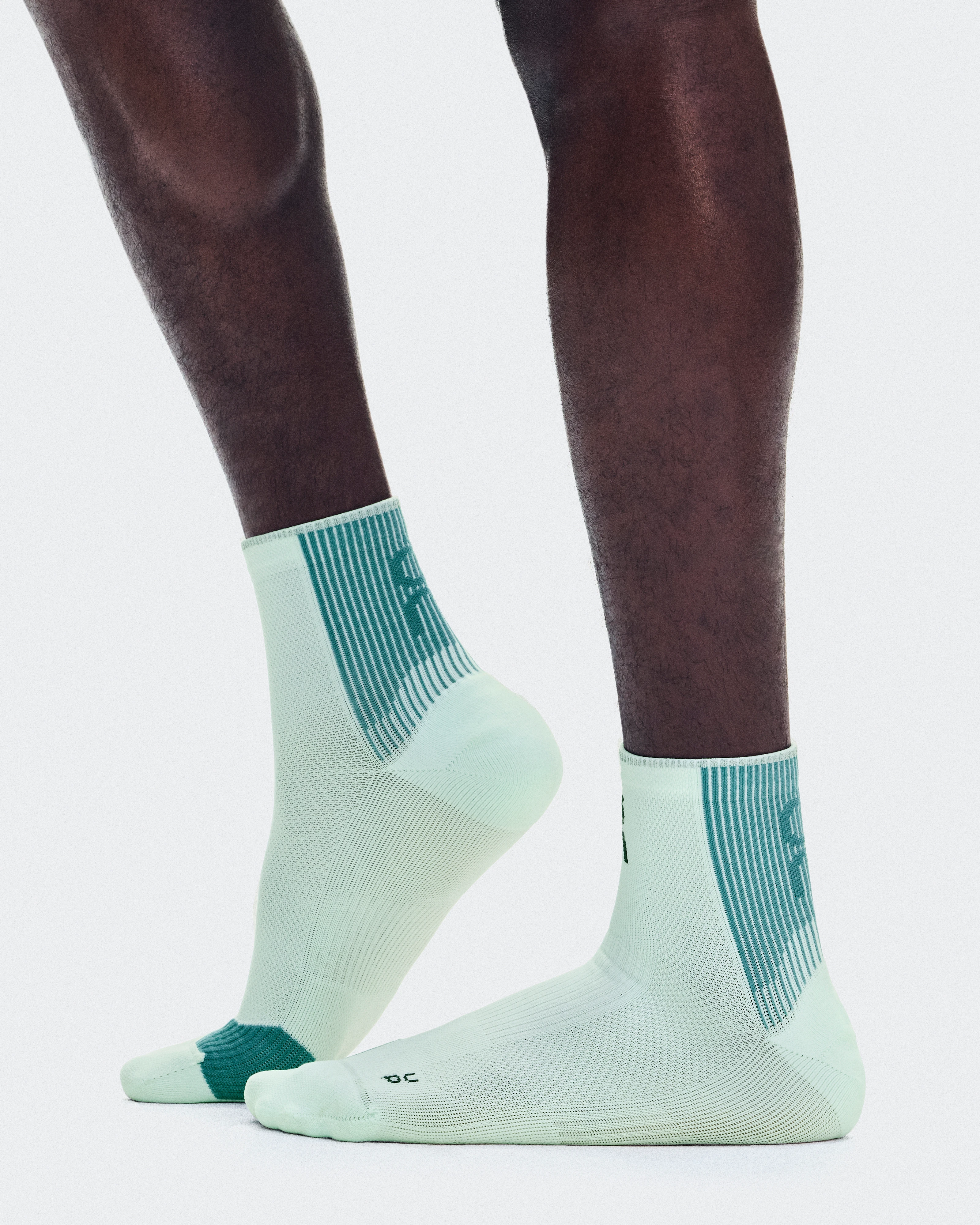 On Performance Run Sock Mid Flurry & Storm Unisex Calzini