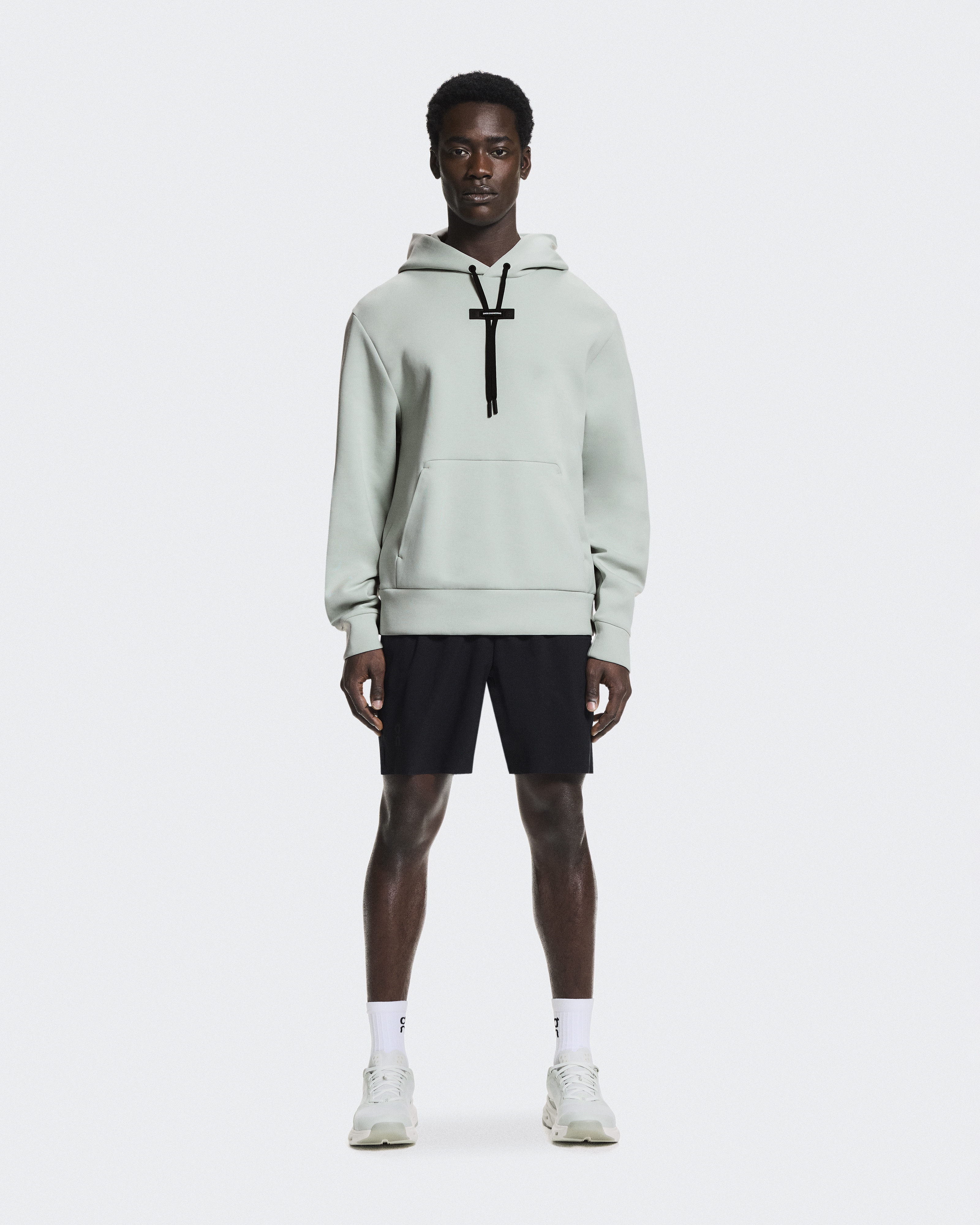 Focus Tech Hoodie in Mineral