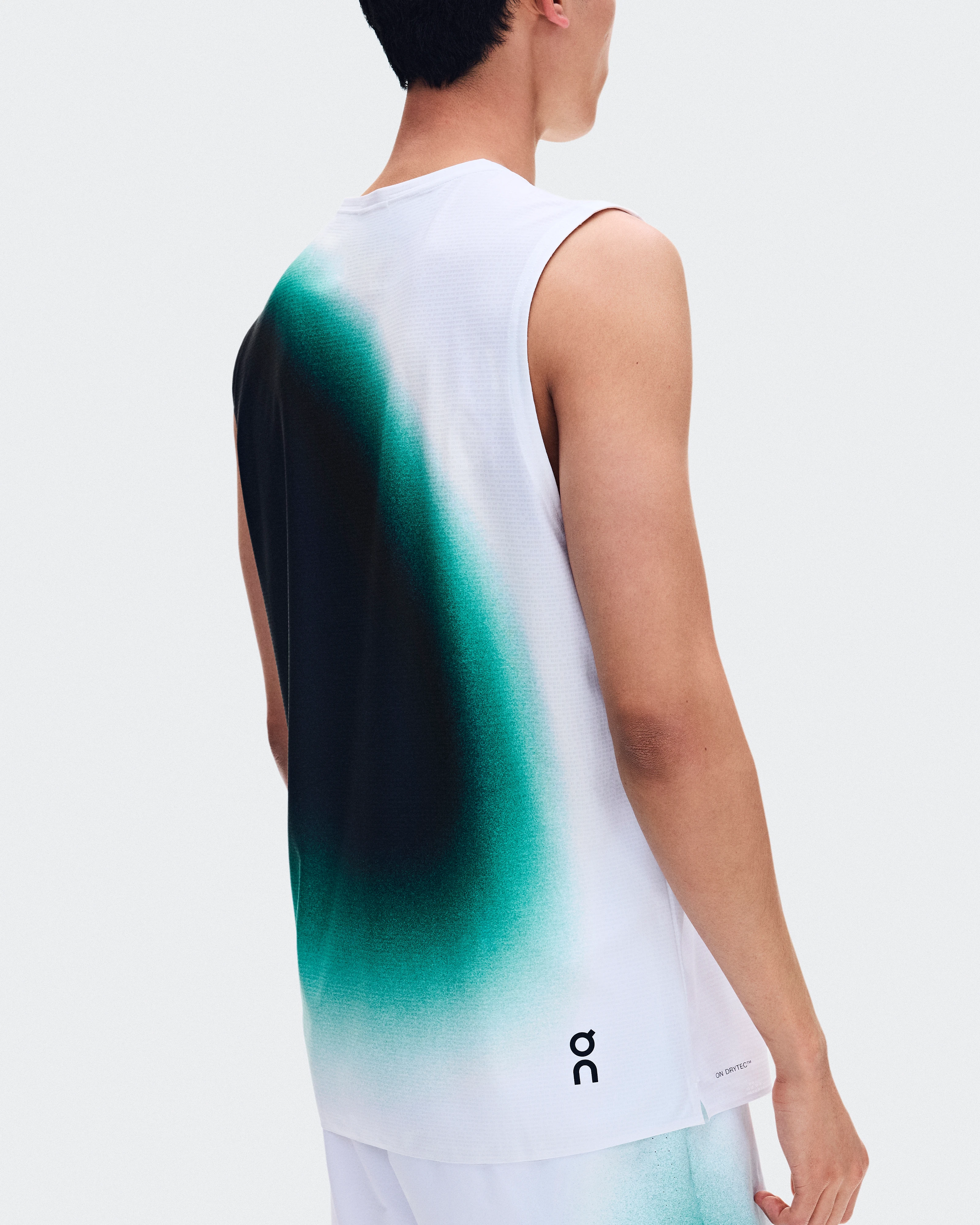 On Court Tank Swing White & Neem Men Tops and t-shirts