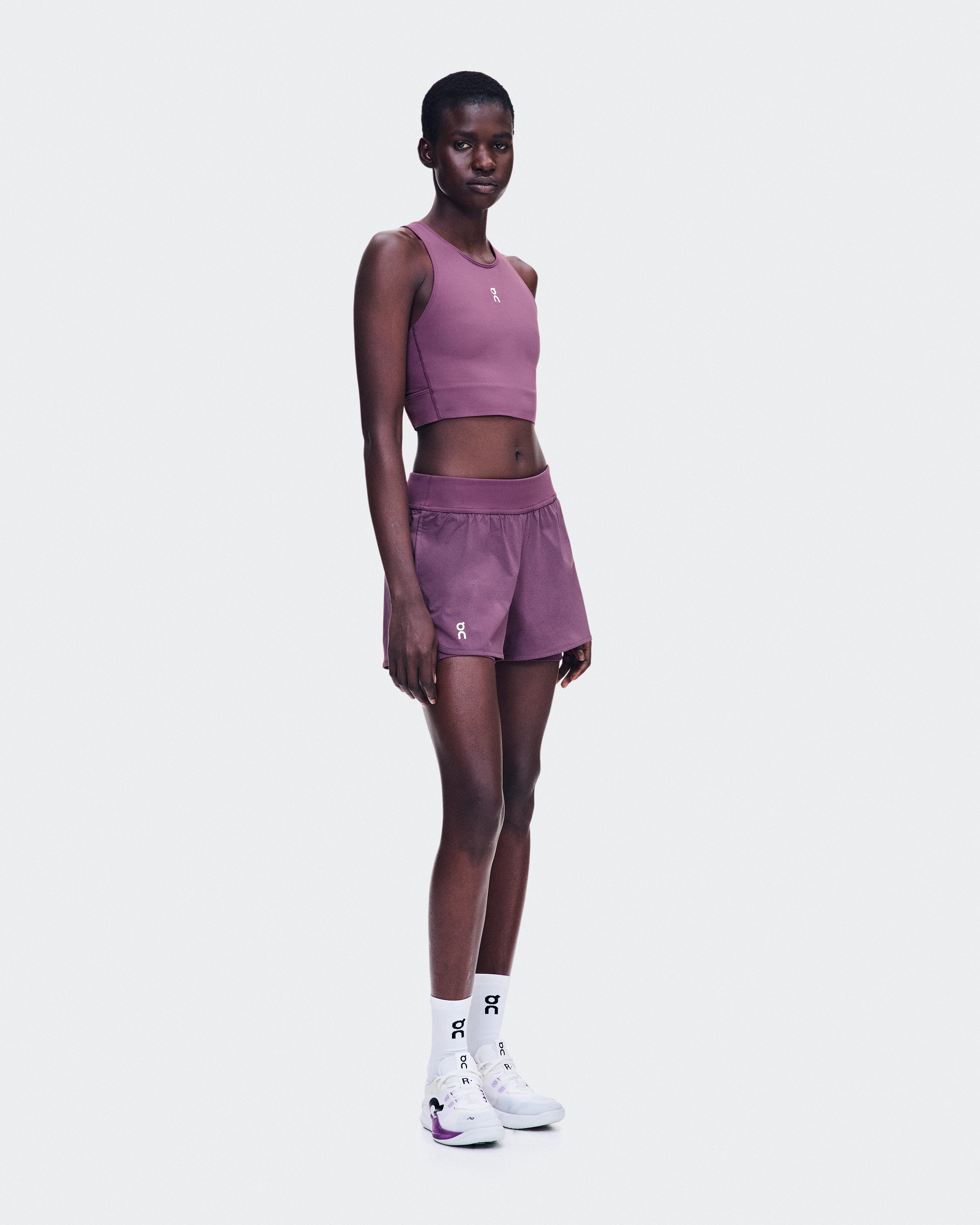 On 3" Court Shorts 2-in-1 Cassis Feminino Shorts