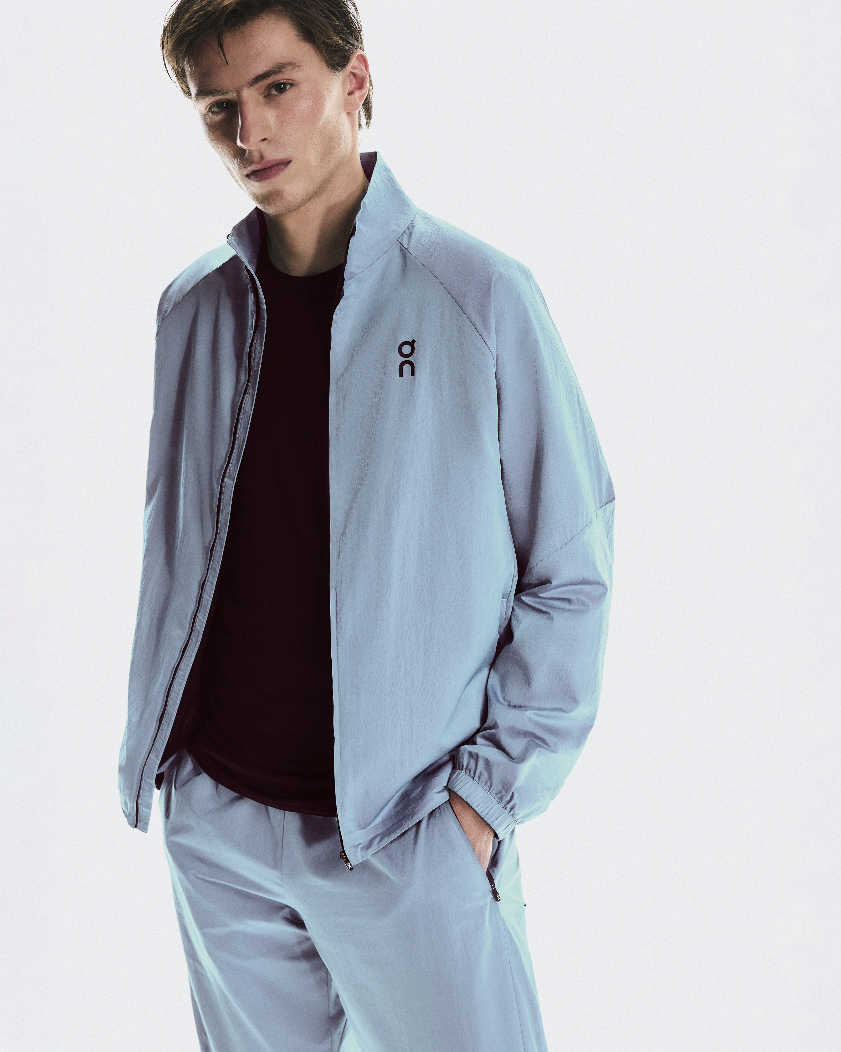 ジャケット・アウター Rare 05ss GRIFFIN Coating Design Cutoff Men's Court Jacket | Blue | On United States