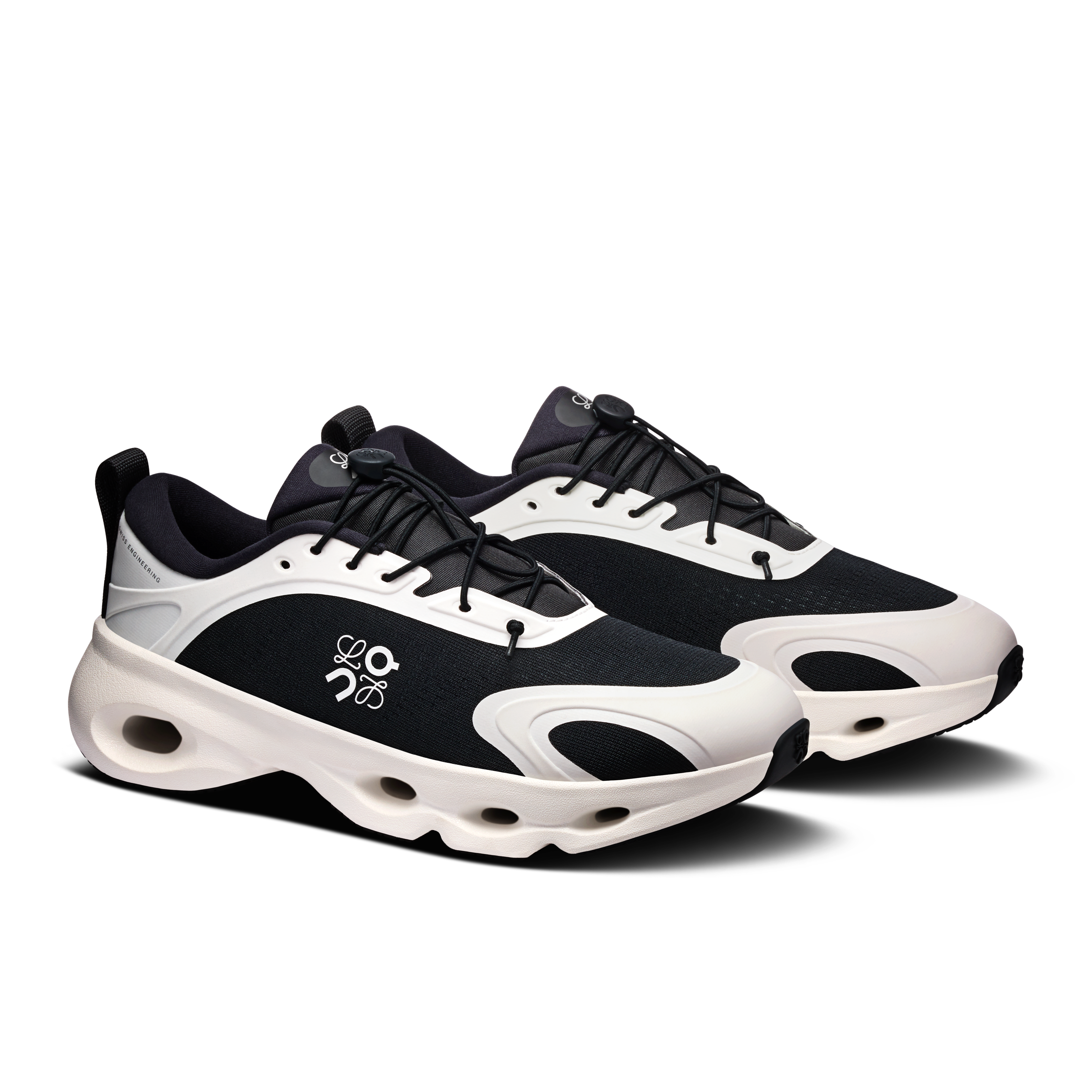 On Cloudsolo LOEWE Black & Eggshell Women Active life Shoes