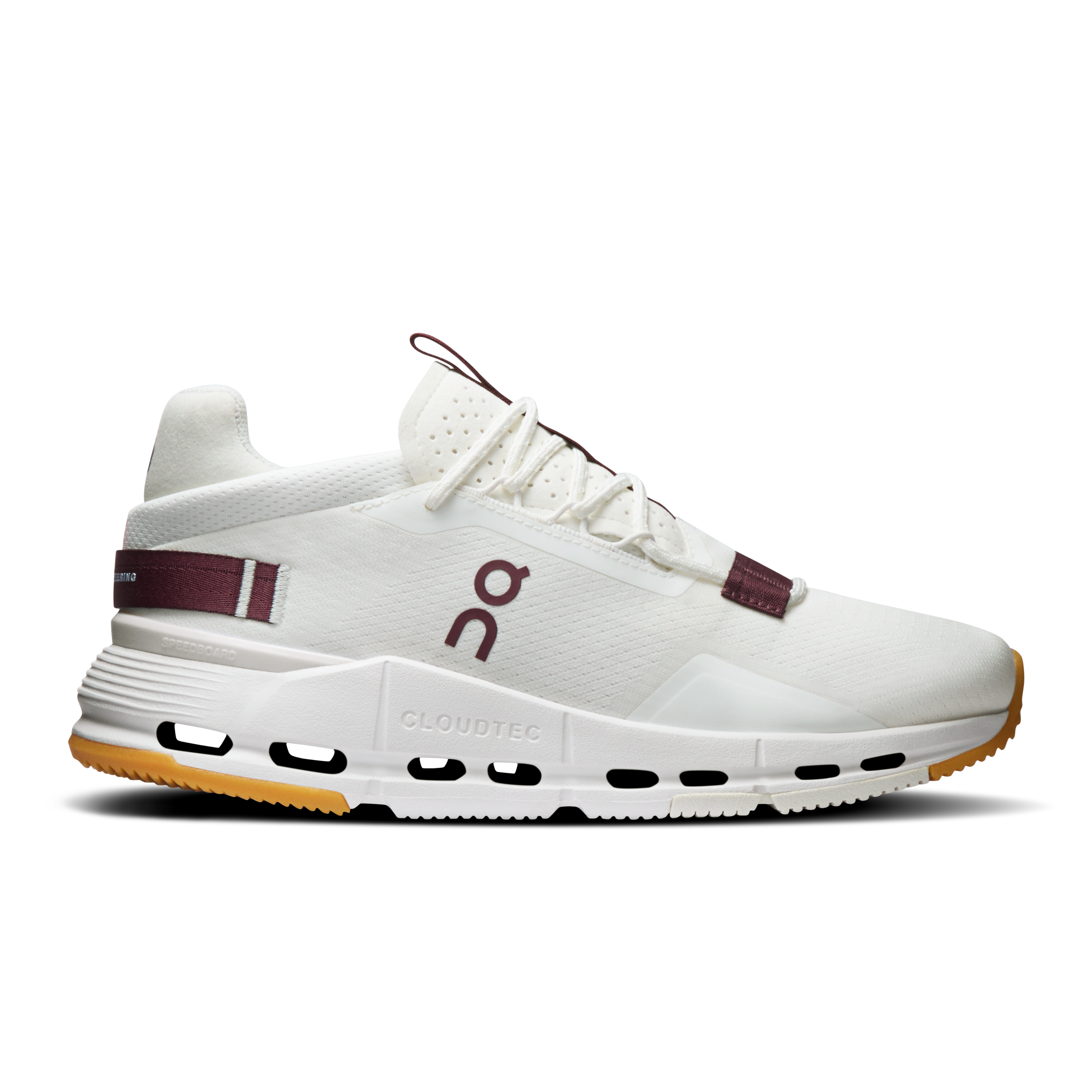 Cloudnova 2 Lifestyle Shoe in Ivory/Maroon