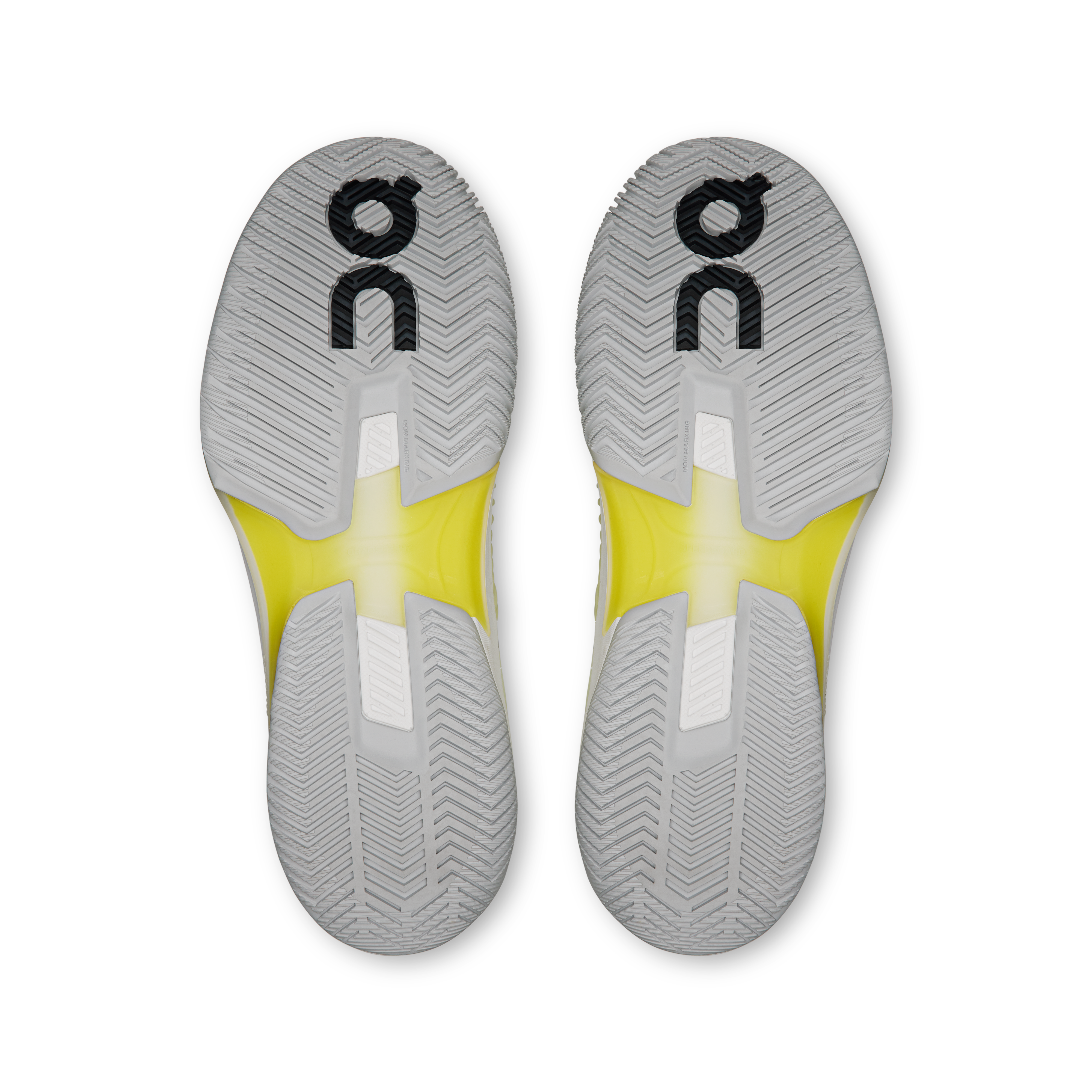 On THE ROGER Pro Fire Linen & Lime Men Tennis Shoes