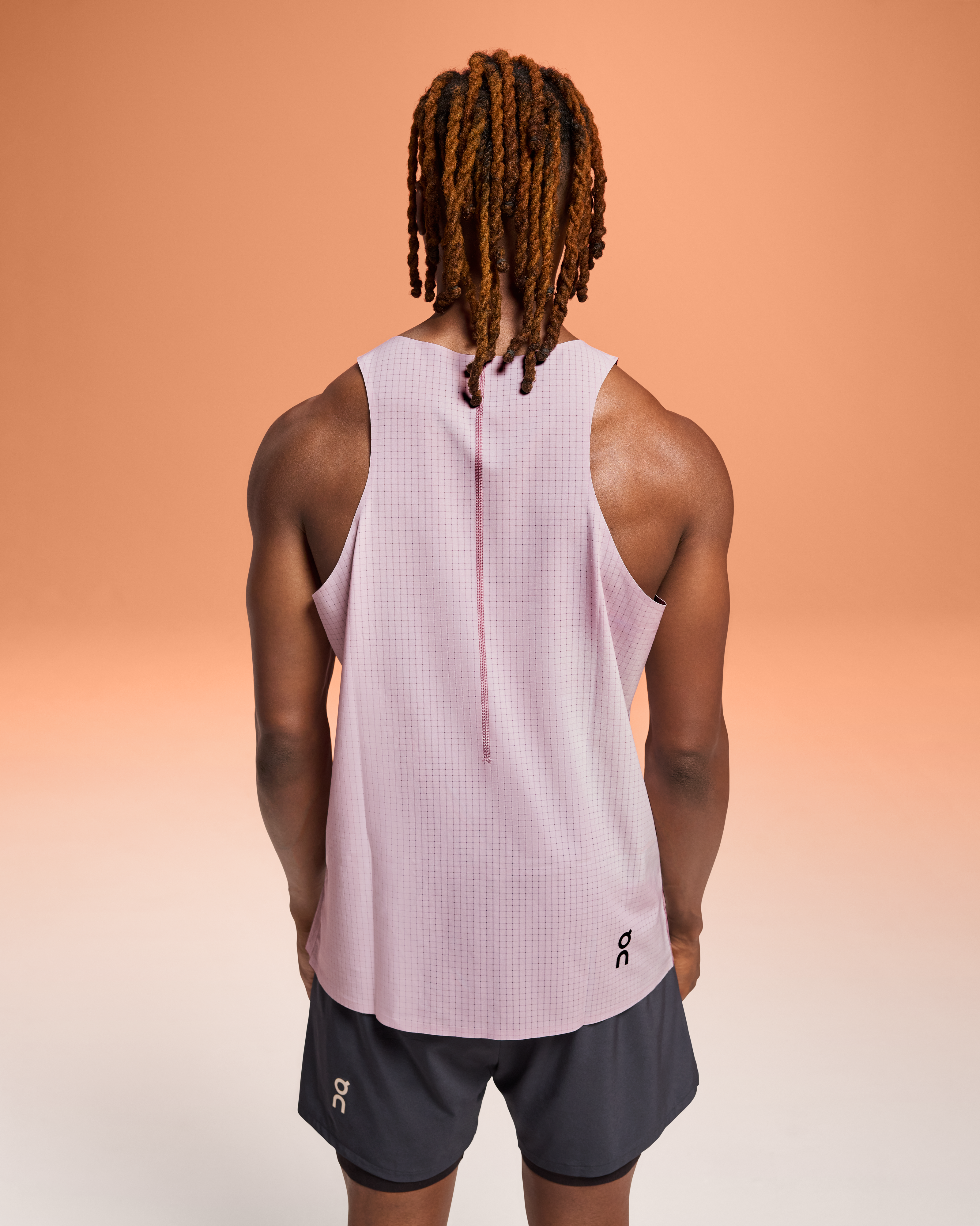 On Pace Tank Mauve Men Tops and t-shirts
