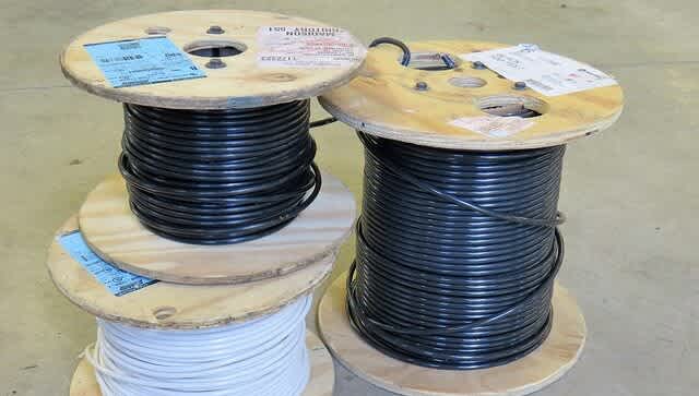 Carretas de cable electrico