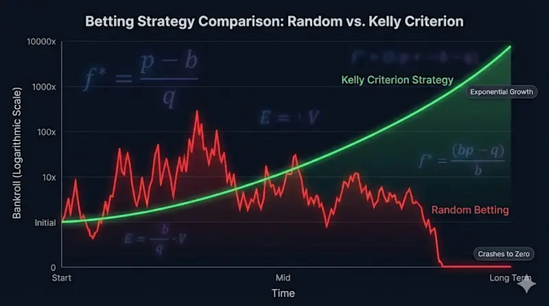 The Kelly Criterion: The Only Mathematical Formula That Prevents You From Going Broke