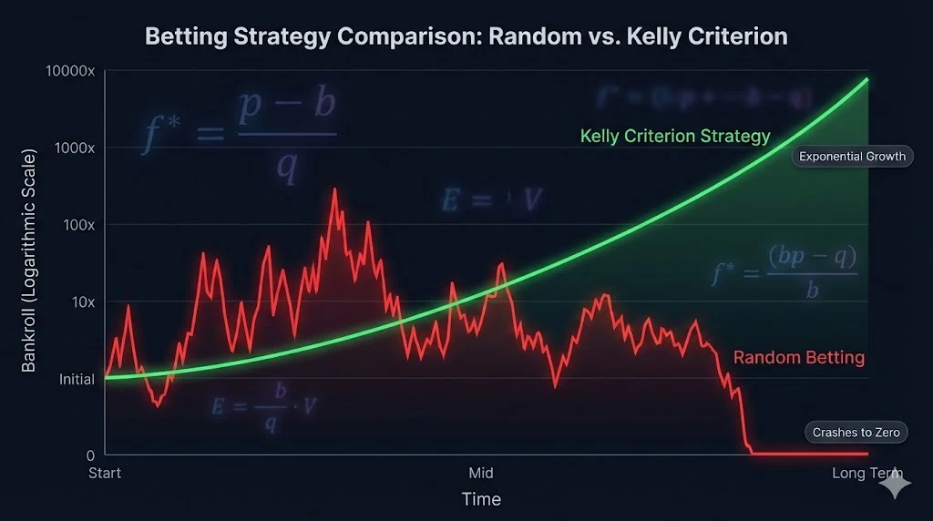 The Kelly Criterion: The Only Mathematical Formula That Prevents You From Going Broke