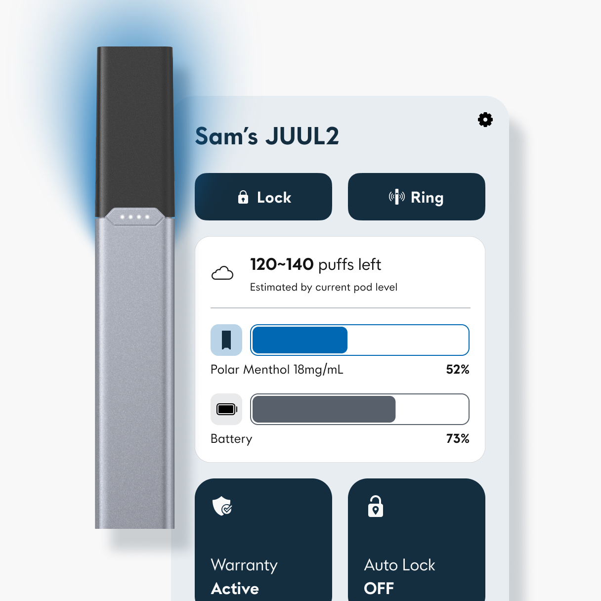Buy Polar Menthol JUUL2 pods (Pack of 2) | 18 mg/mL E-Liquid | JUUL