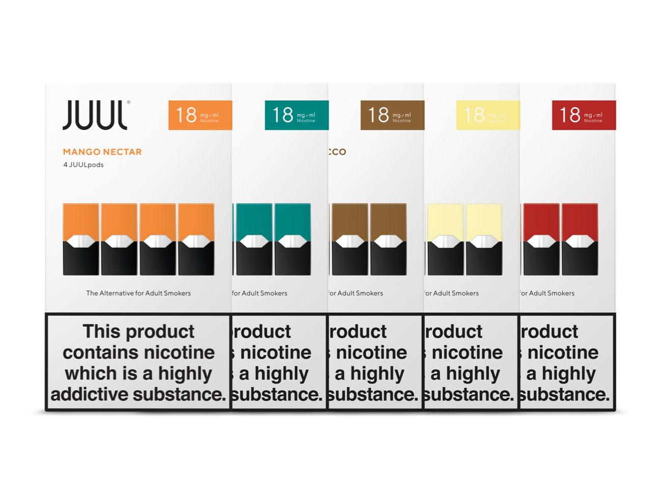 Ruby JUUL Device with Portable Charging Case and two packs of JUULpods