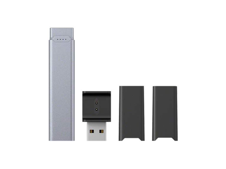 JUUL2 Starter Kit Device and pods transparent 1:1