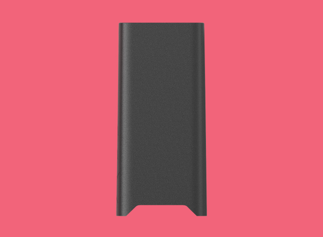 JUUL2 pod shown against pink background