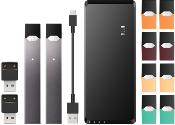 elf bar vape uk Starter Bundle - Starter Kit & Portable Charging Case | JUUL