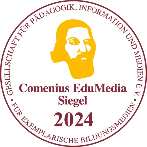 PINKTUM gewinnt den Comenius Award 2024 und erhält das Comenius-EduMedia-Siegel für sein E-Training Mit Selbstvertrauen ins KI-Zeitalter.