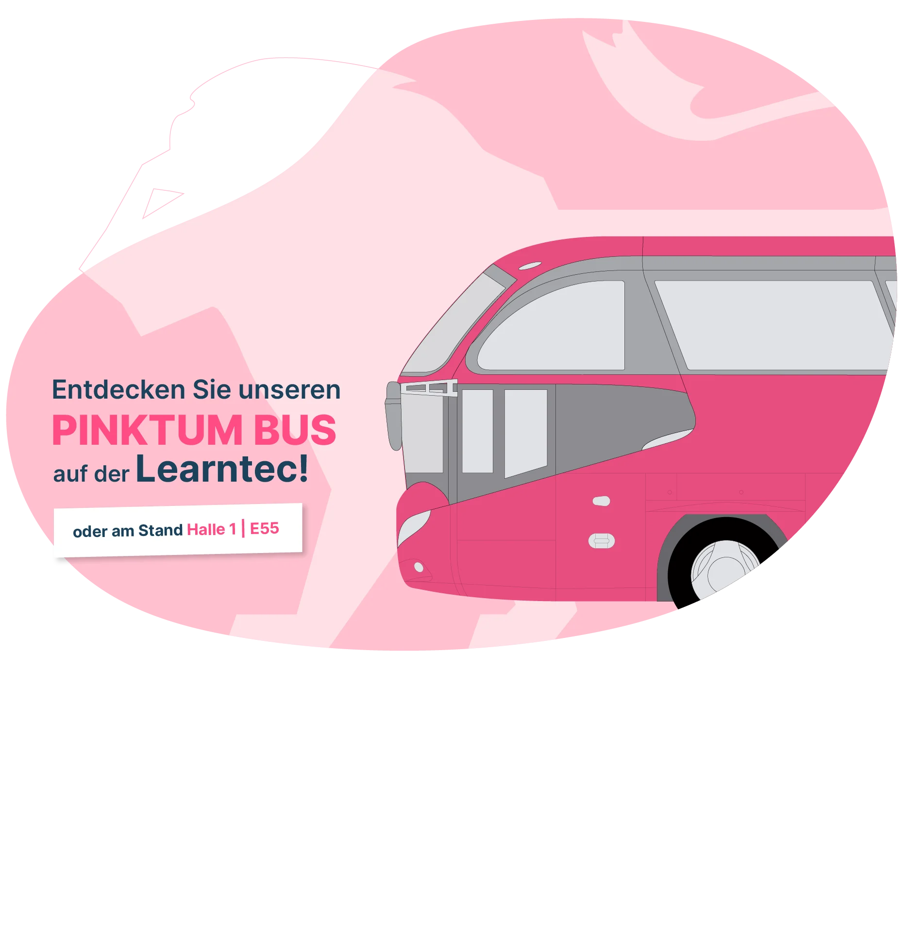 PINKTUM Bus auf der Learntec