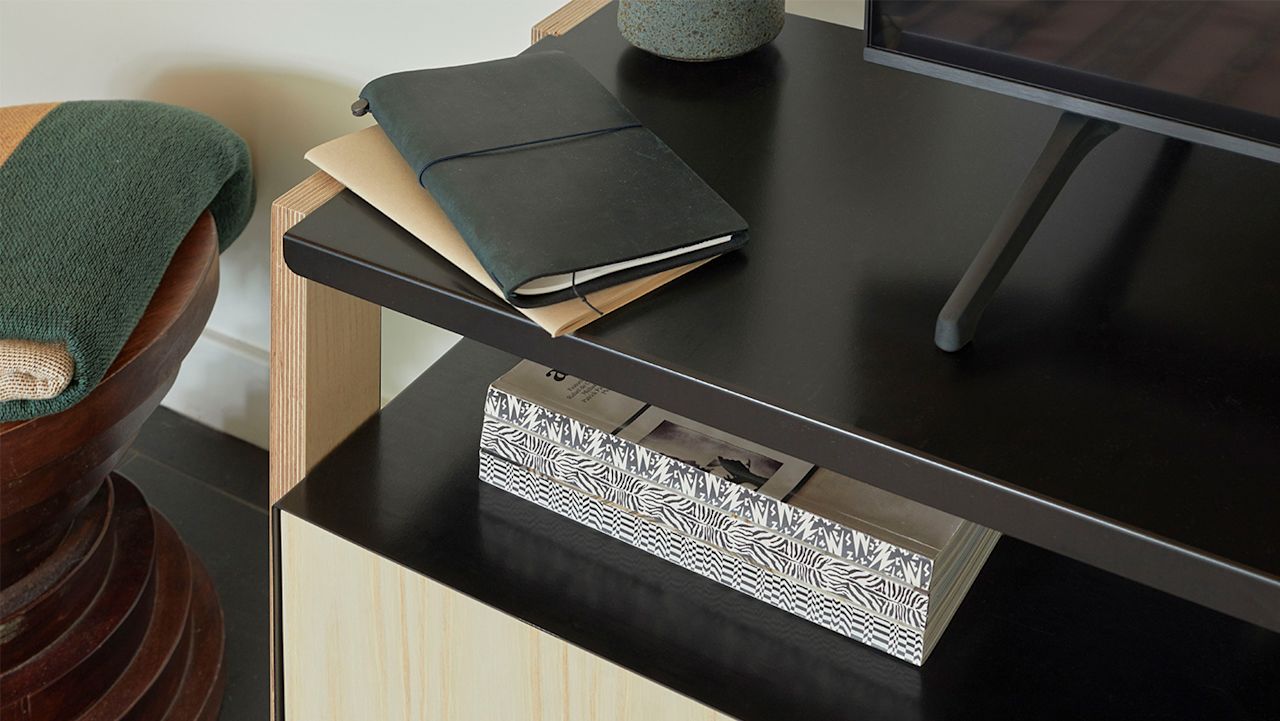 The Media Console Modern TV Console with Optional Storage FLOYD