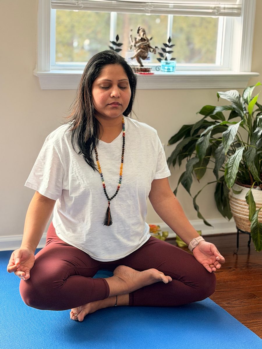 Satyavathi Devi, yoga therapist and founder of The Luminine in Princeton, New Jersey