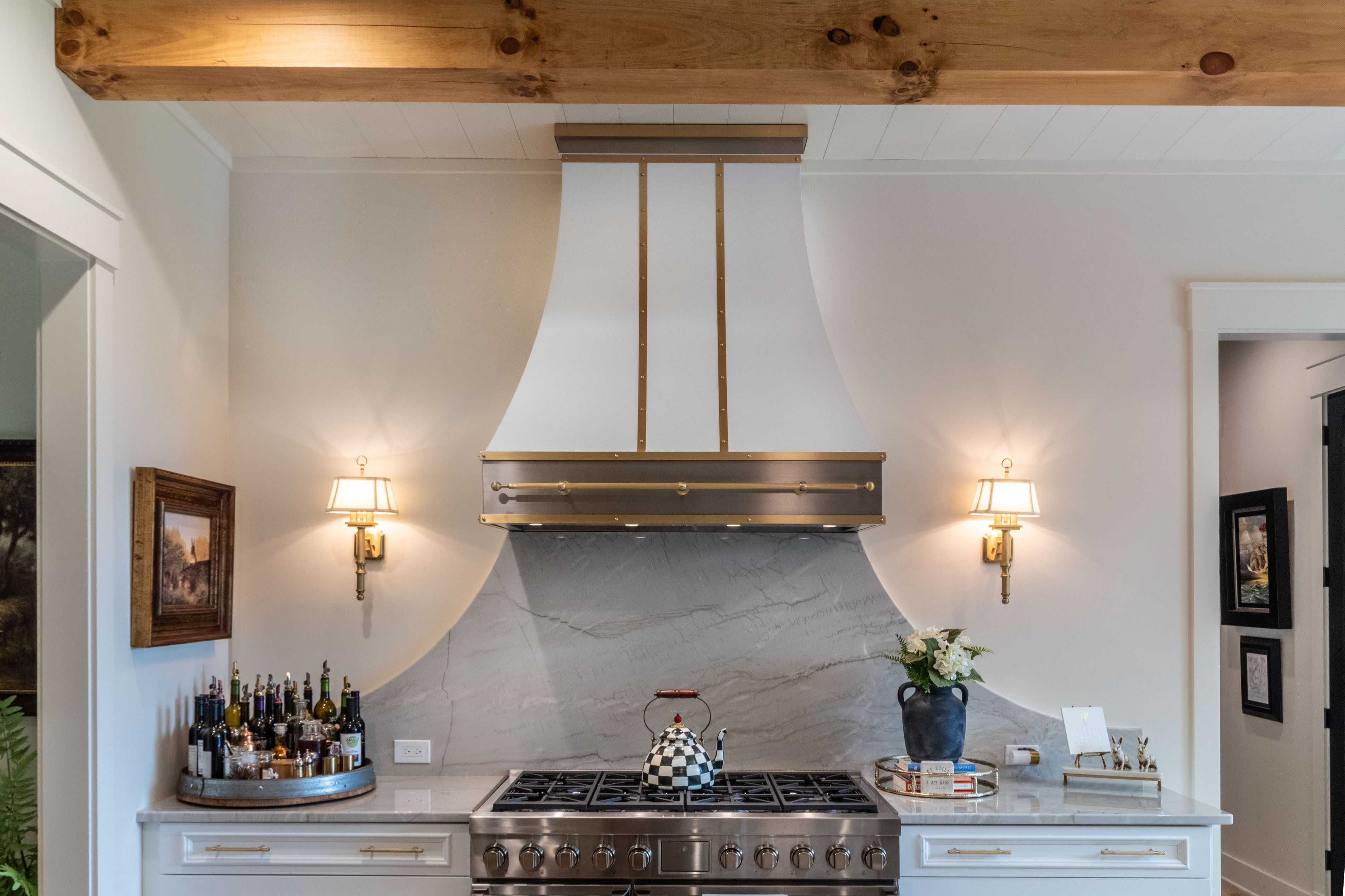View of the kitchen vent in the Flemming home in Glenville, NC