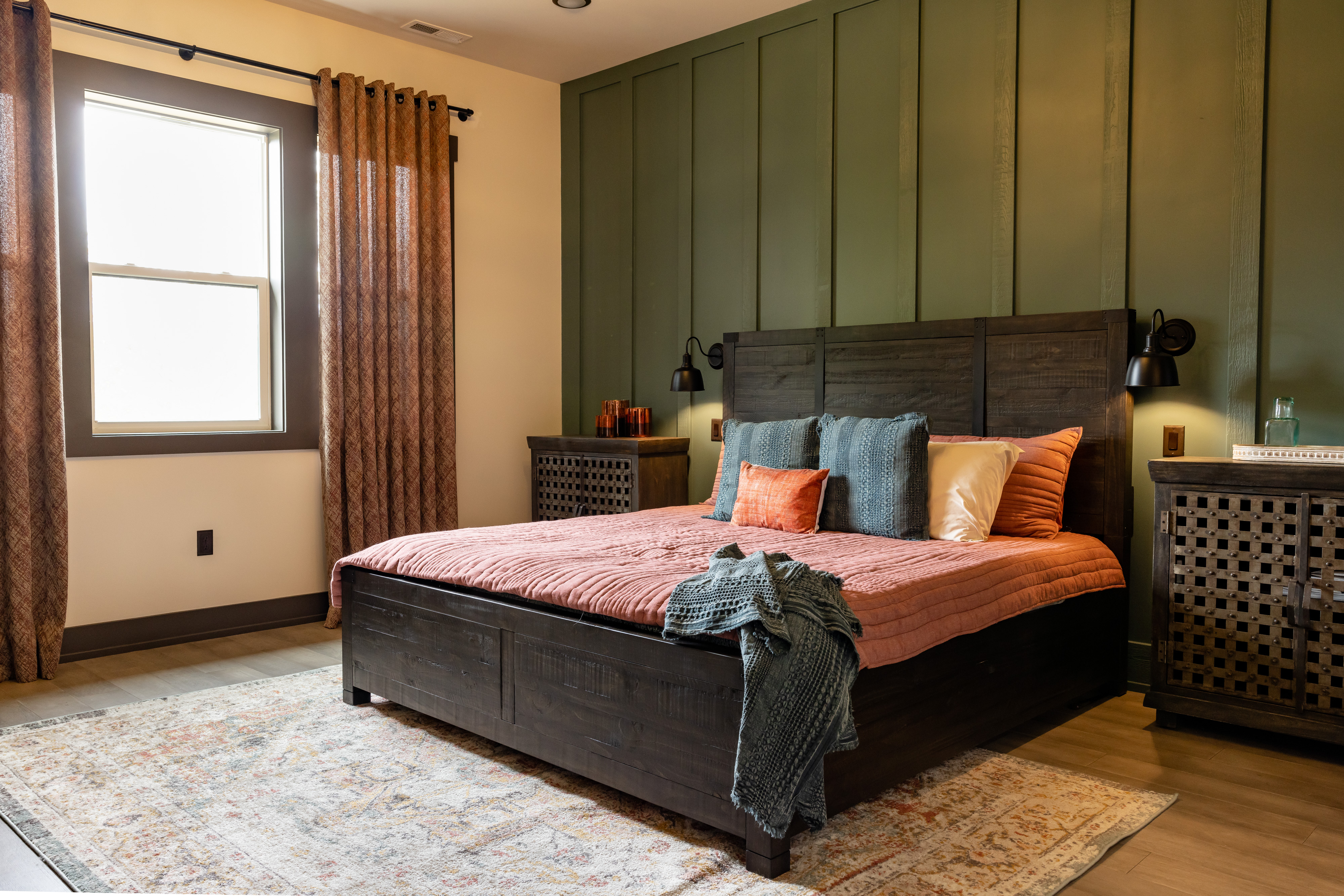 The main bedroom in the Chadwell home.